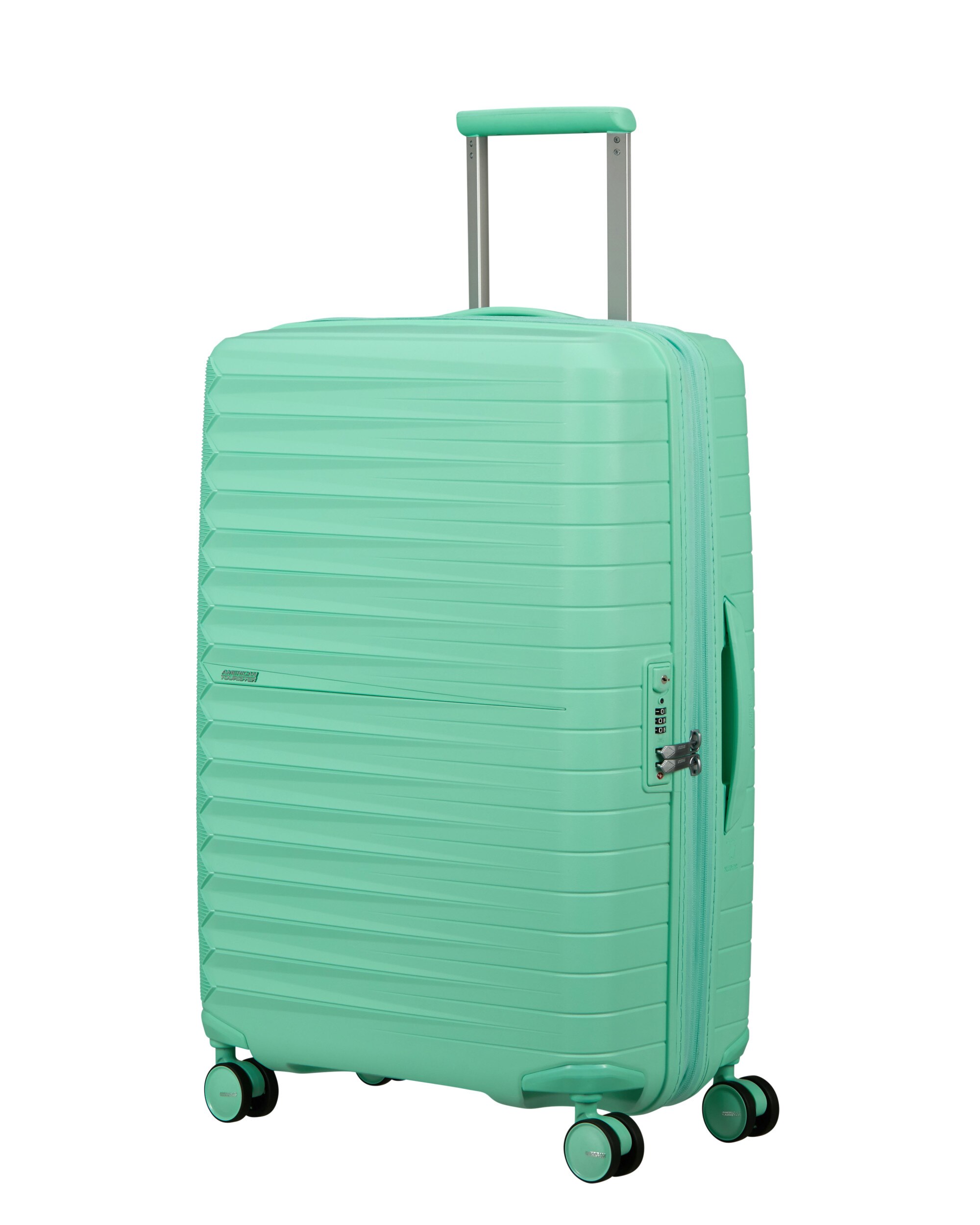 Maleta mediana expandible FastForward rígida con capacidad hasta 77 litros - American Tourister - Turquesa Turquesa-1