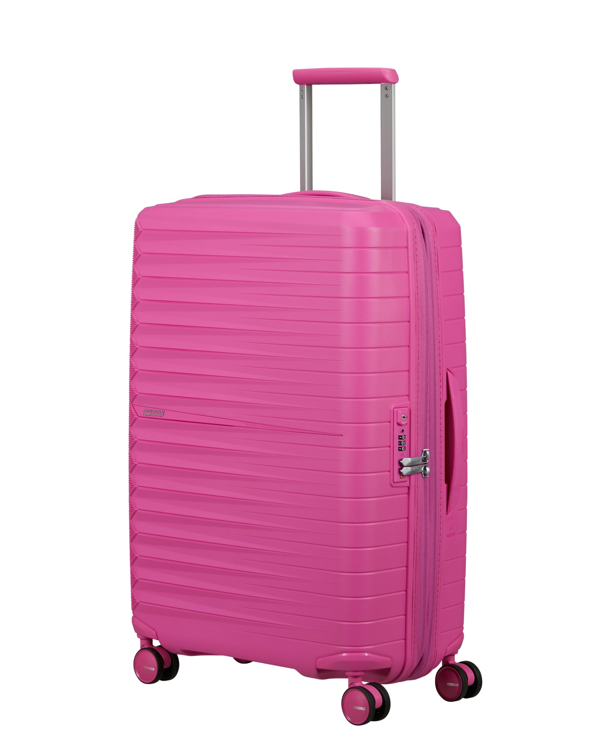 Maleta mediana expandible FastForward rígida con capacidad hasta 77 litros - American Tourister - Fucsia Fucsia-1