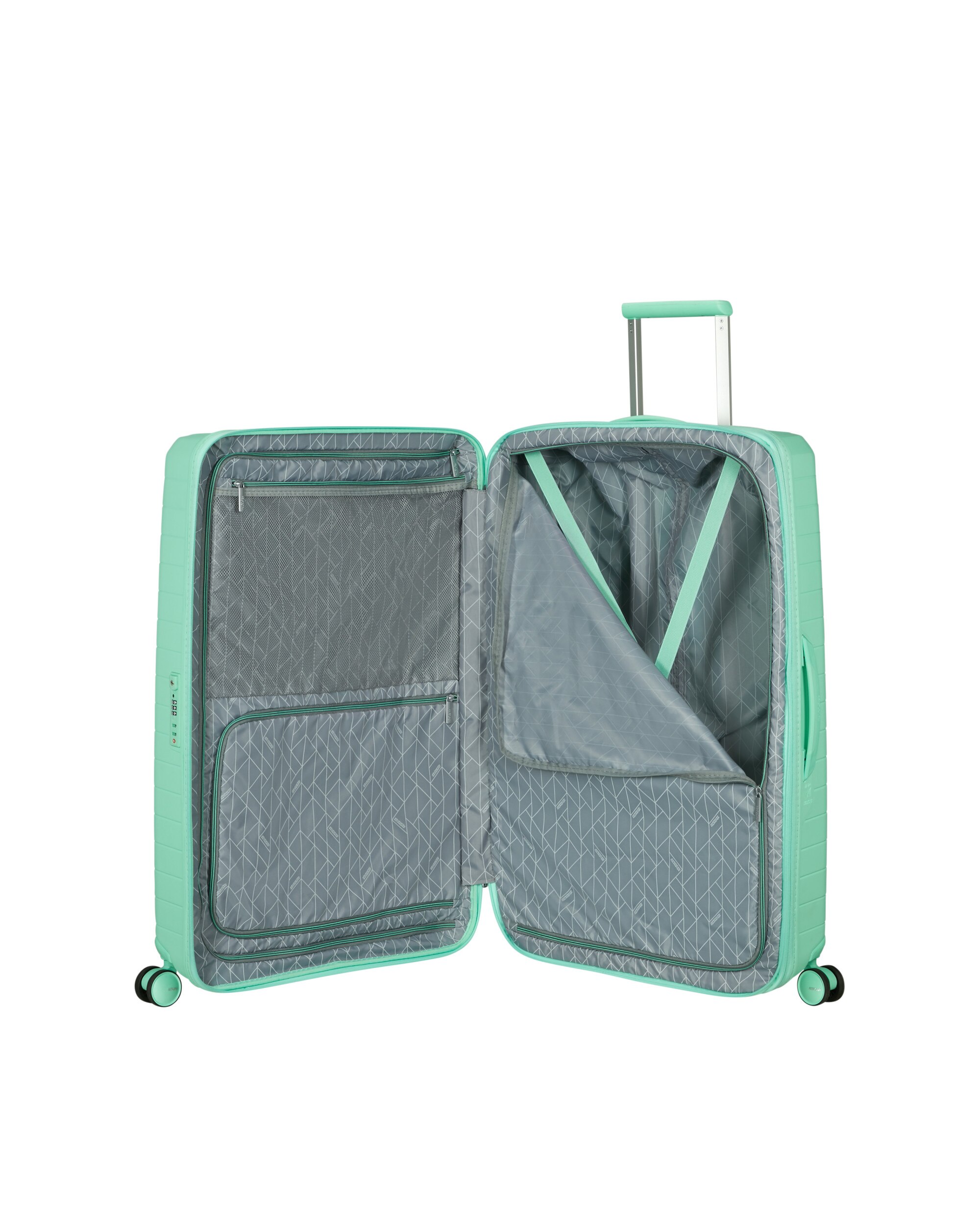 Maleta grande expandible fastforward rígida con capacidad hasta 118 litros - American Tourister - Turquesa Turquesa-3