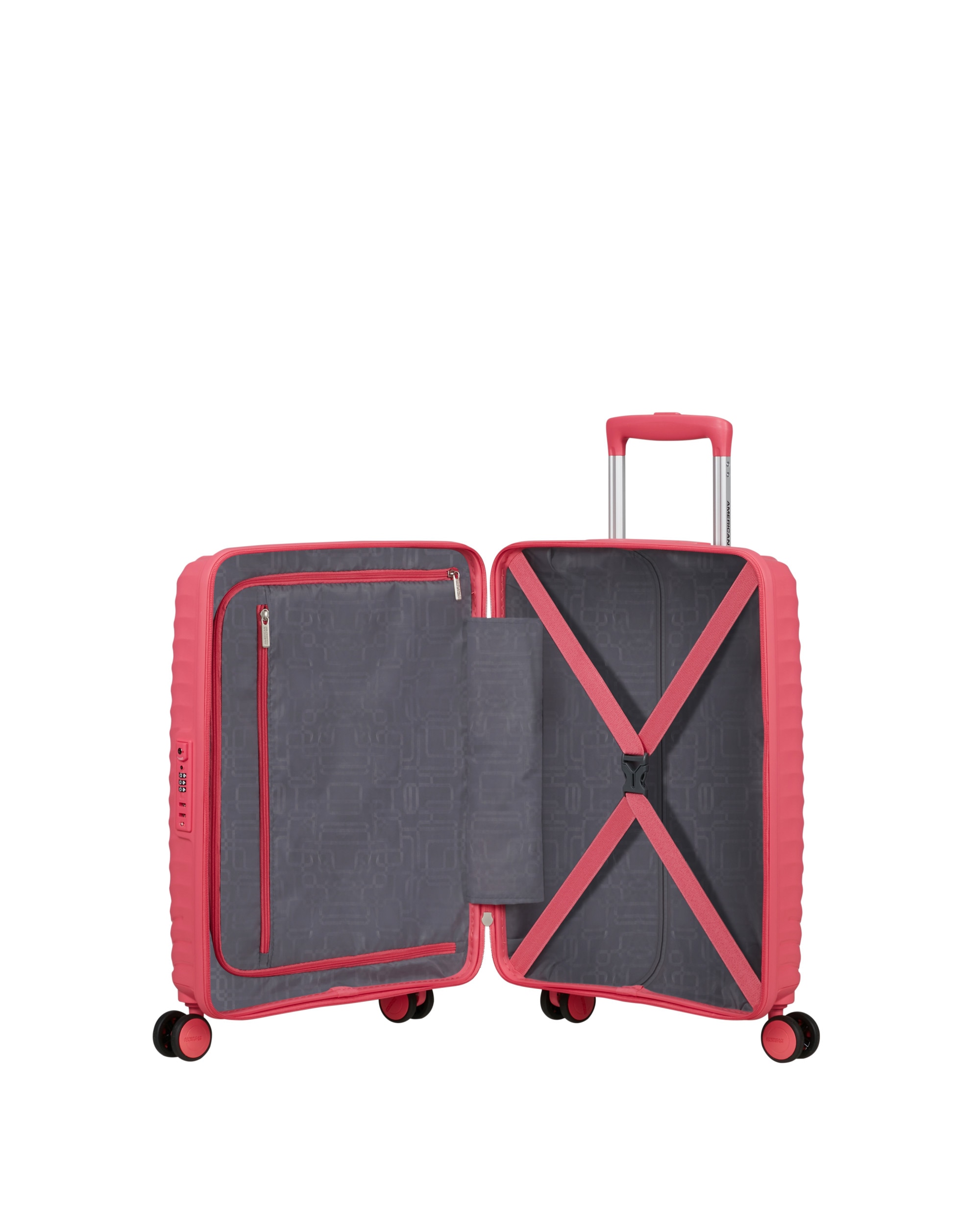 Maleta de cabina diablast rígida con capacidad de 35 litros - American Tourister - Rosa Rosa-3