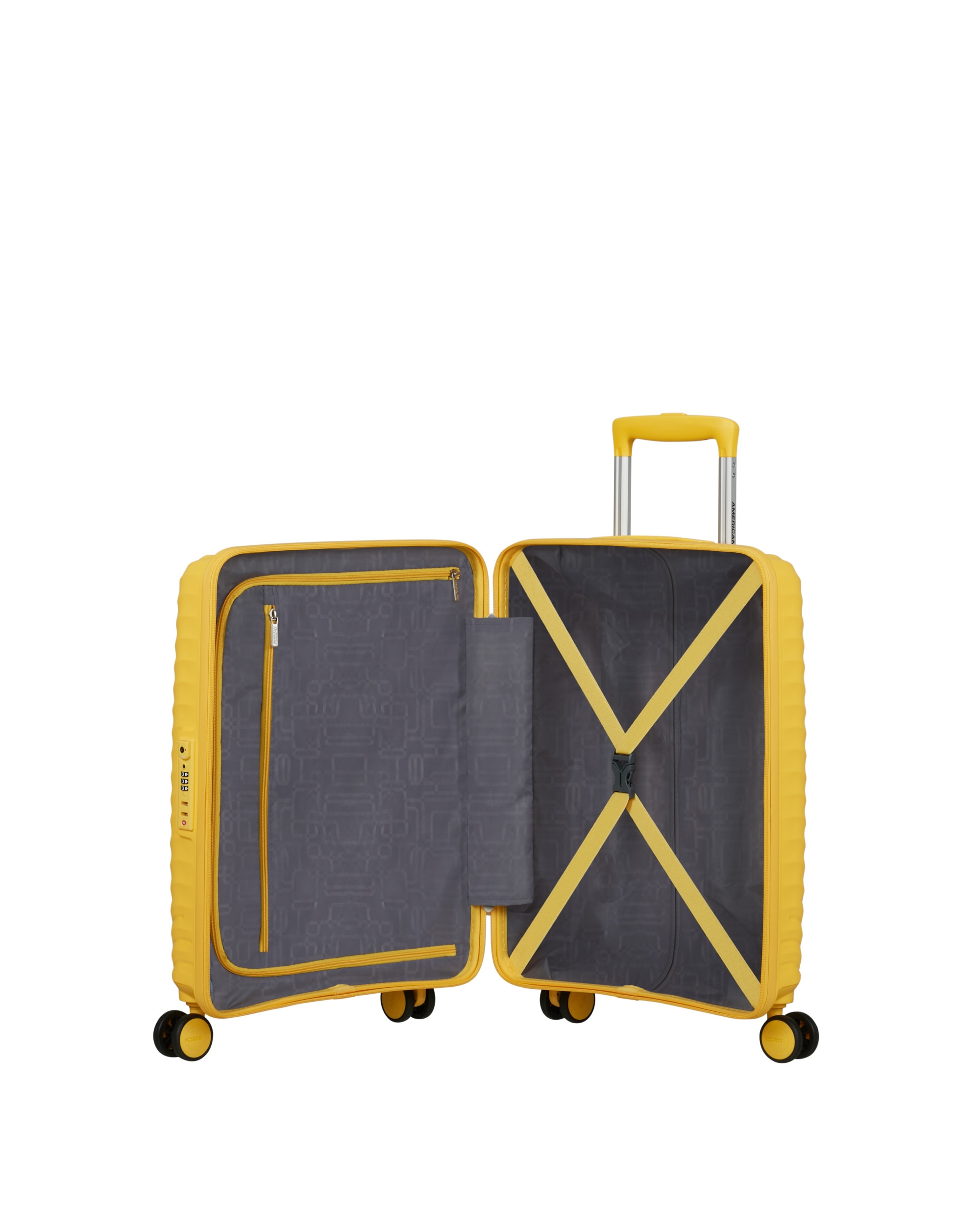 Maleta de cabina diablast rígida con capacidad de 35 litros - American Tourister - Amarillo Amarillo-3