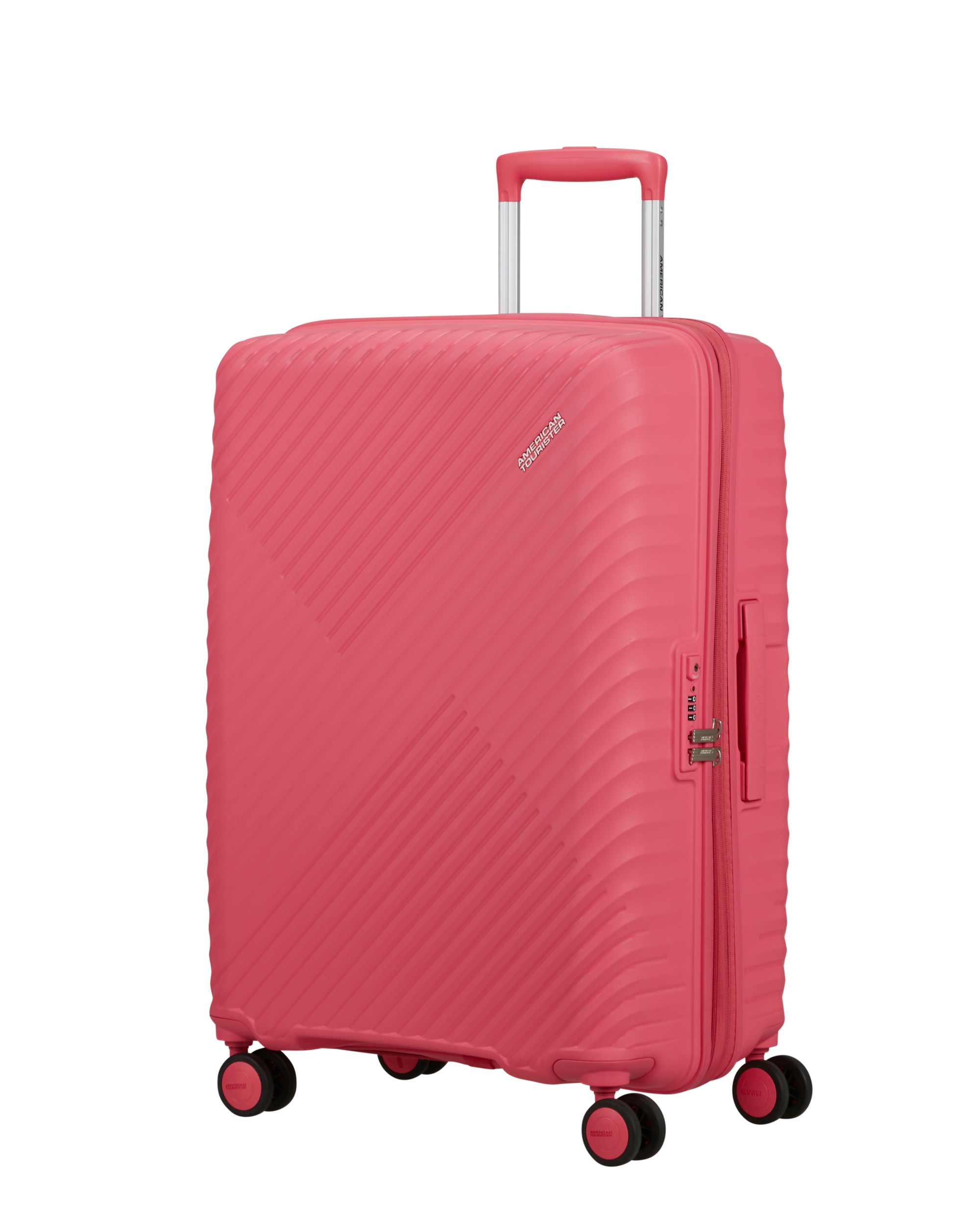 Maleta mediana expandible diablast rígida con capacidad hasta 91 litros - American Tourister - Rosa Rosa-1