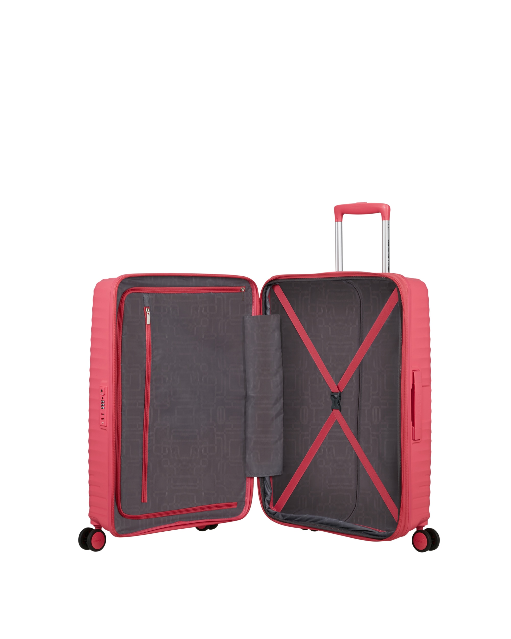 Maleta mediana expandible diablast rígida con capacidad hasta 91 litros - American Tourister - Rosa Rosa-3