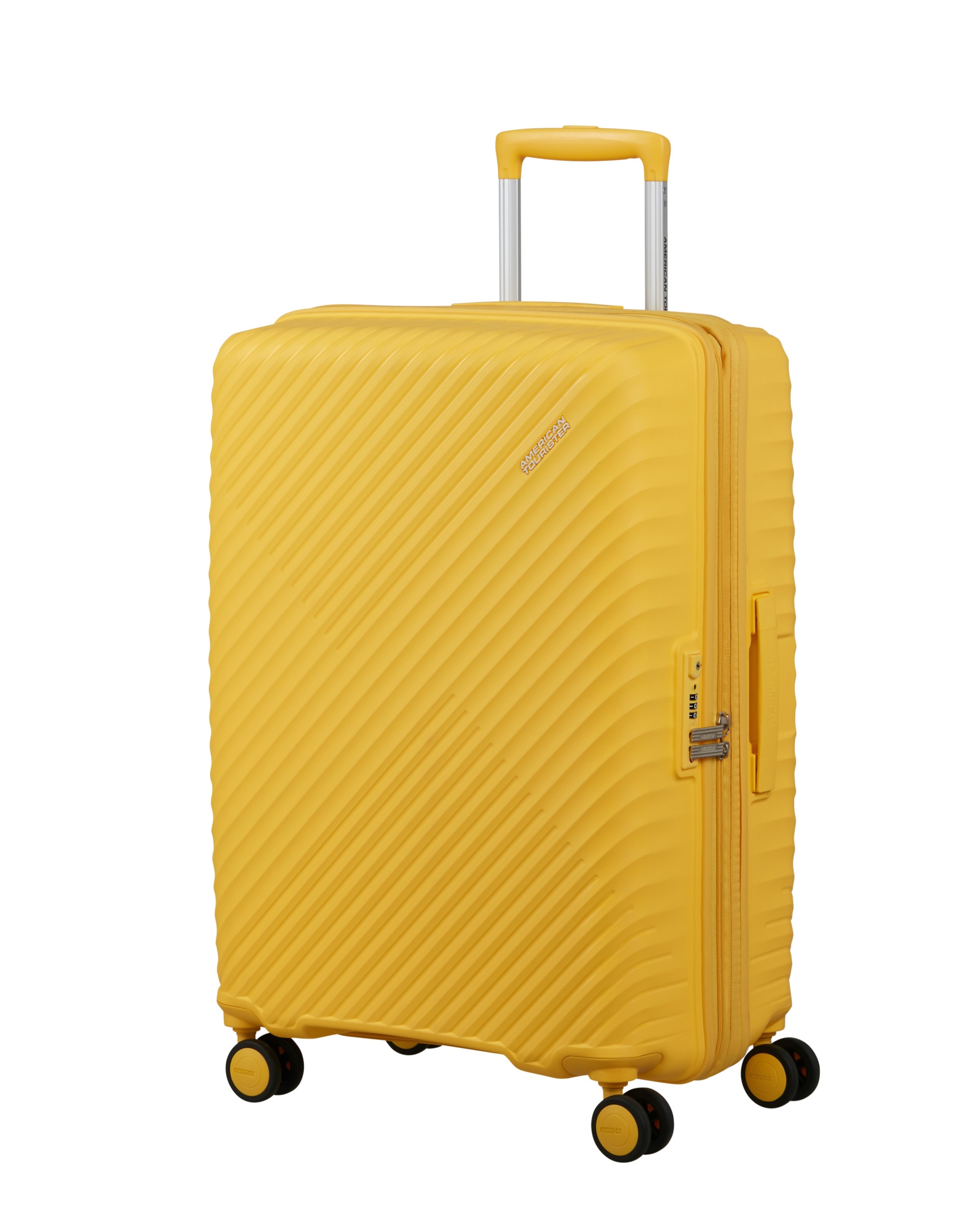 Maleta mediana expandible diablast rígida con capacidad hasta 91 litros - American Tourister - Amarillo Amarillo-1