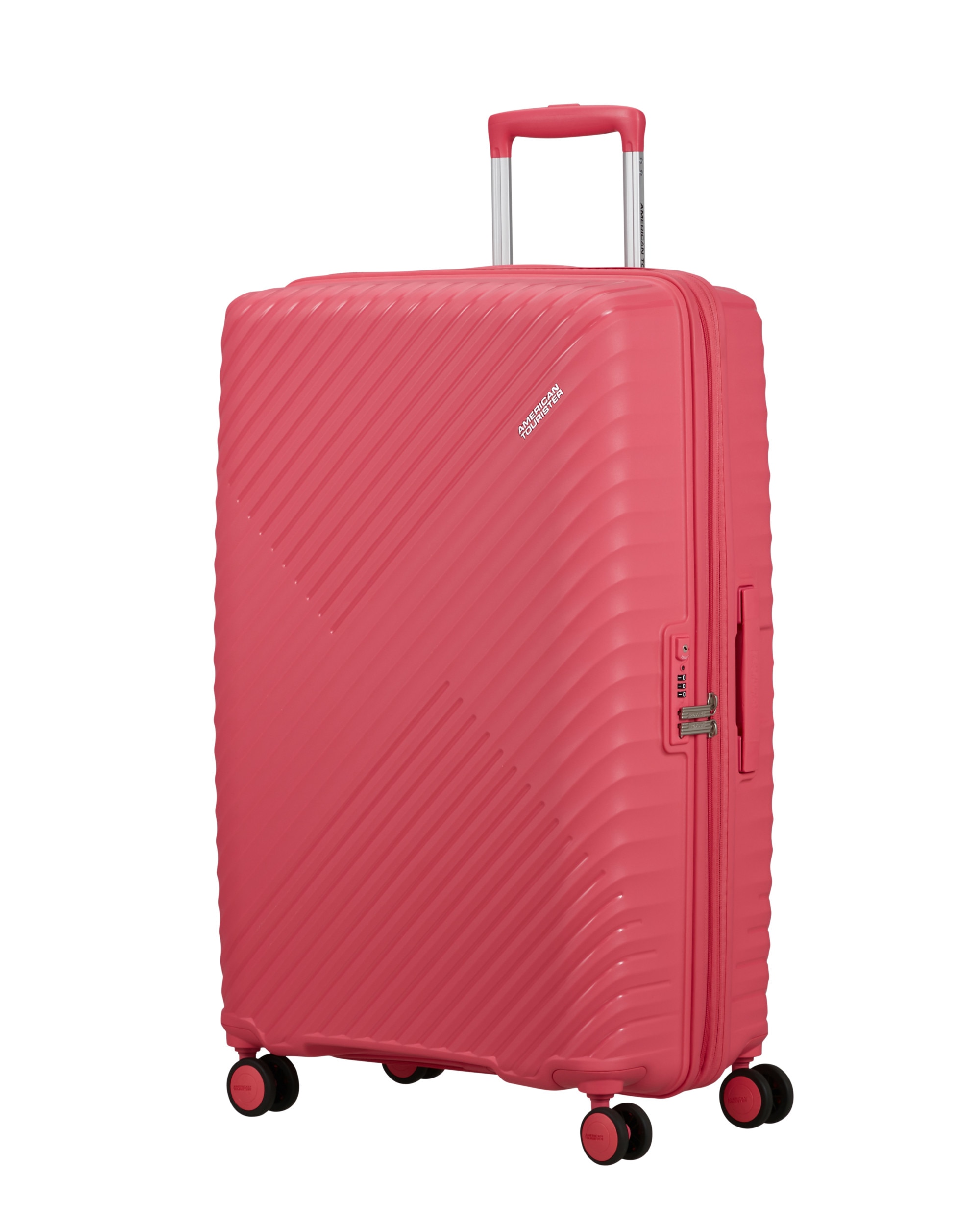 Maleta grande expandible diablast rígida con capacidad hasta 111 litros - American Tourister - Salmón Salmón-1