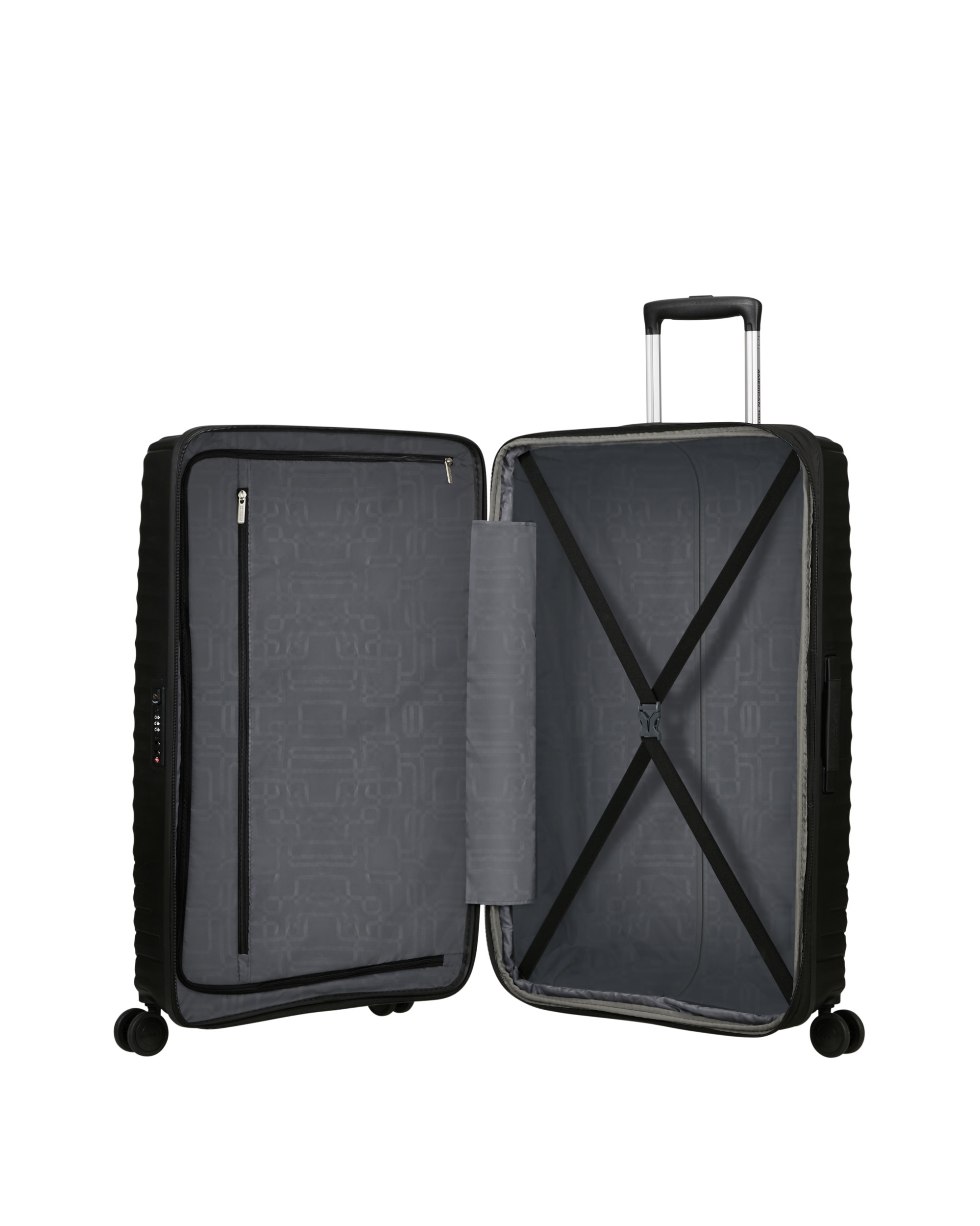 Maleta grande expandible diablast rígida con capacidad hasta 111 litros - American Tourister - Negro Negro-3