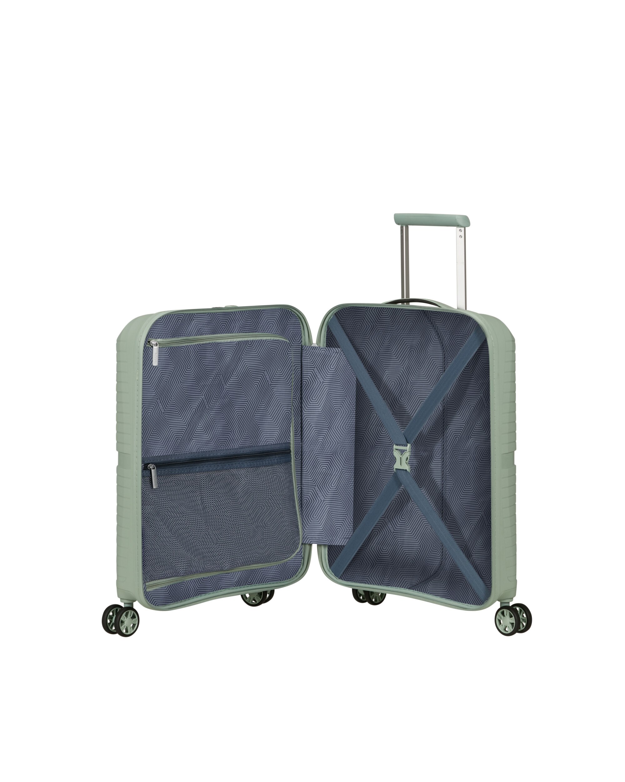 Maleta de cabina Airconic Spinner 55/20 Tsa rígida con capacidad de 33,5 L. - American Tourister - Gris claro Gris claro-3