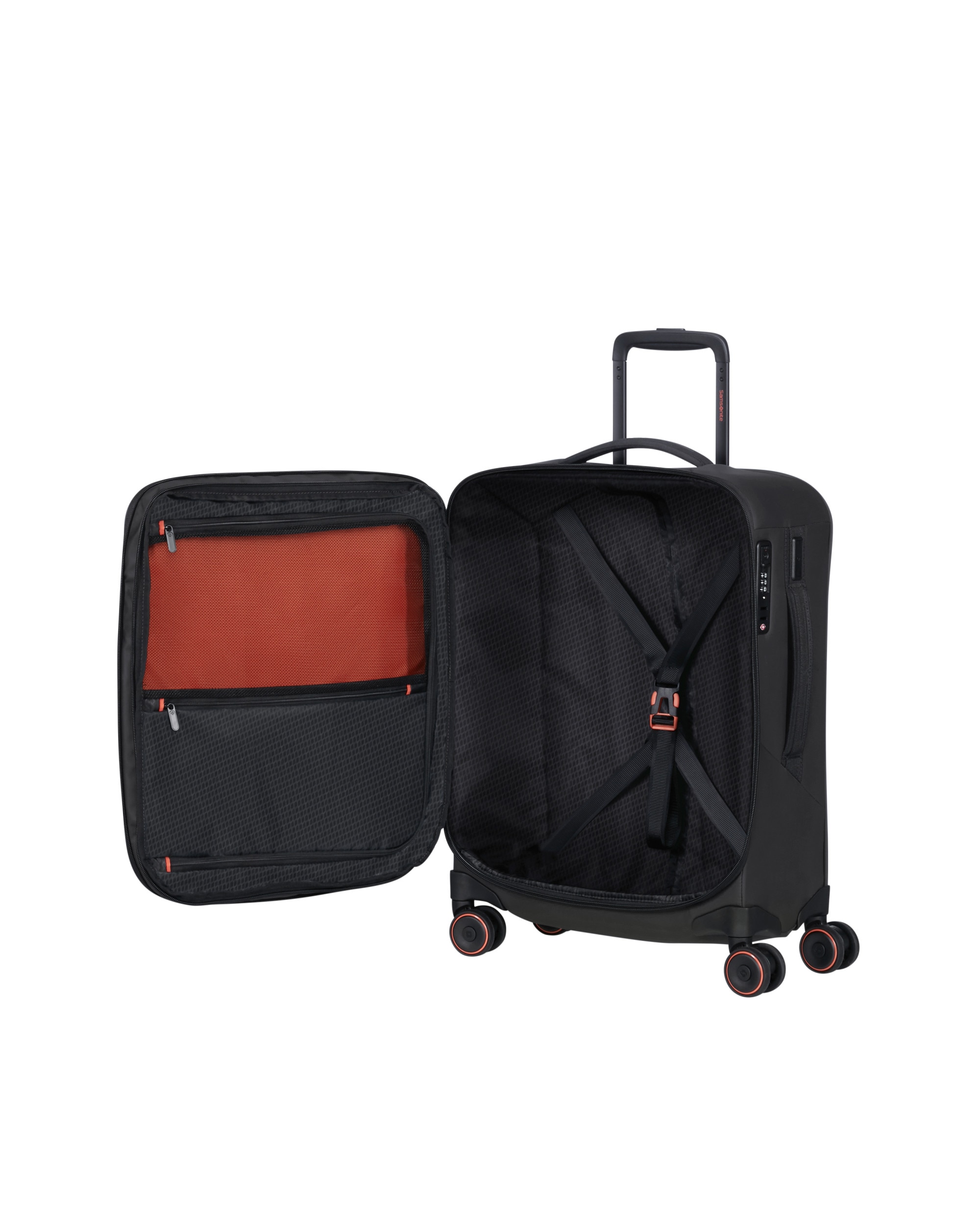 Imagen 3 de Maleta de cabina expandible glazed blanda con capacidad hasta 49 litros - Samsonite - Negro Negro