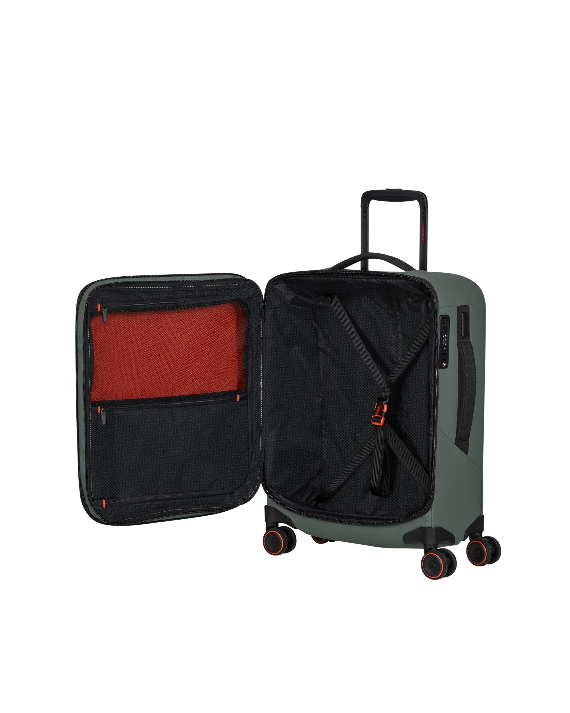 Imagen 3 de Maleta de cabina expandible glazed blanda con capacidad hasta 49 litros - Samsonite - Kaki Kaki