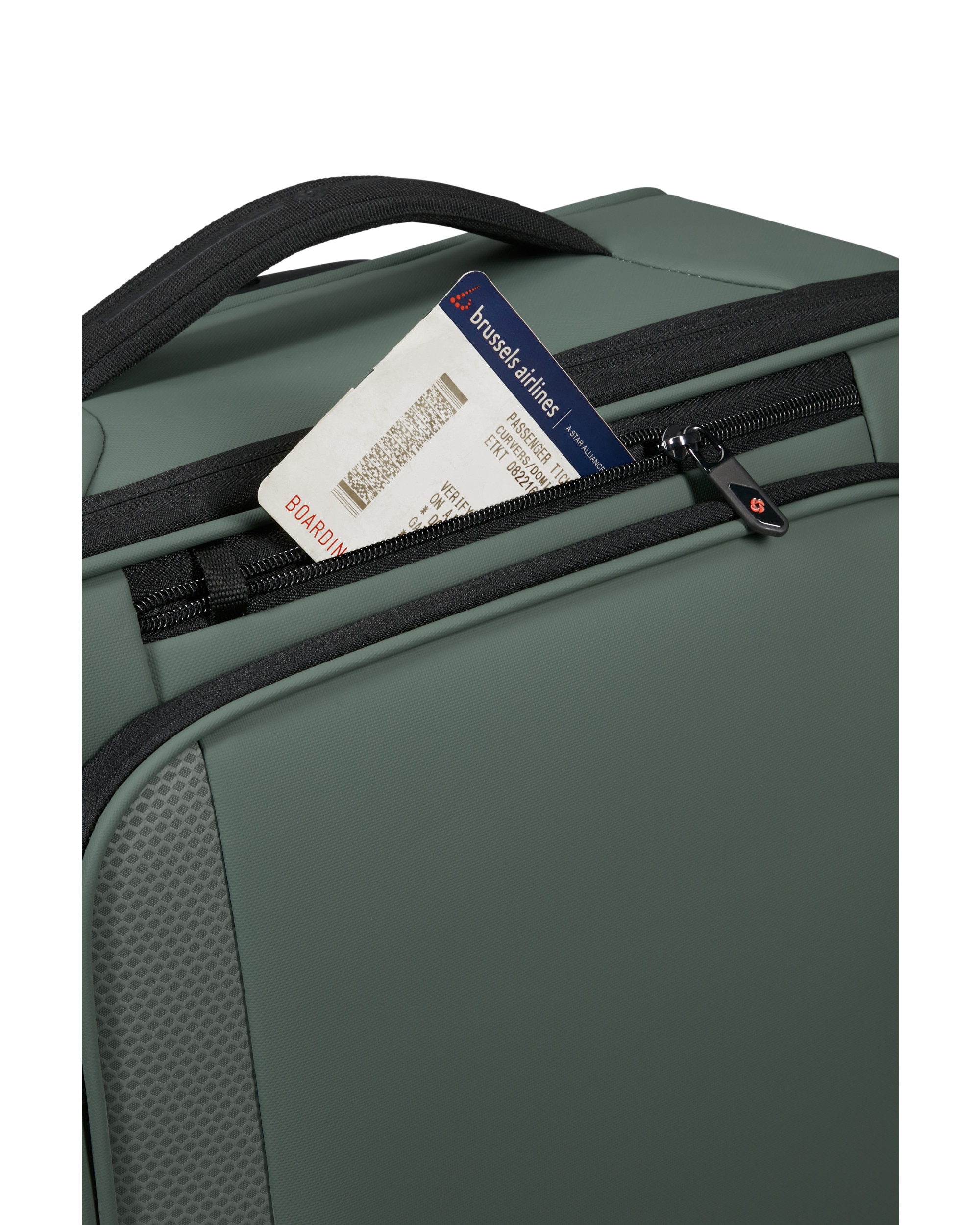 Imagen 6 de Maleta de cabina expandible glazed blanda con capacidad hasta 49 litros - Samsonite - Kaki Kaki
