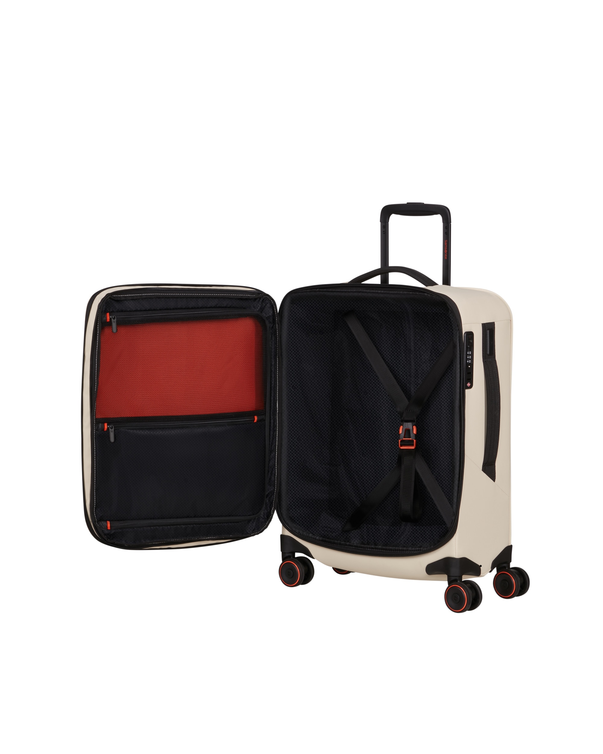 Imagen 3 de Maleta de cabina expandible glazed blanda con capacidad hasta 49 litros - Samsonite - Blanco Blanco