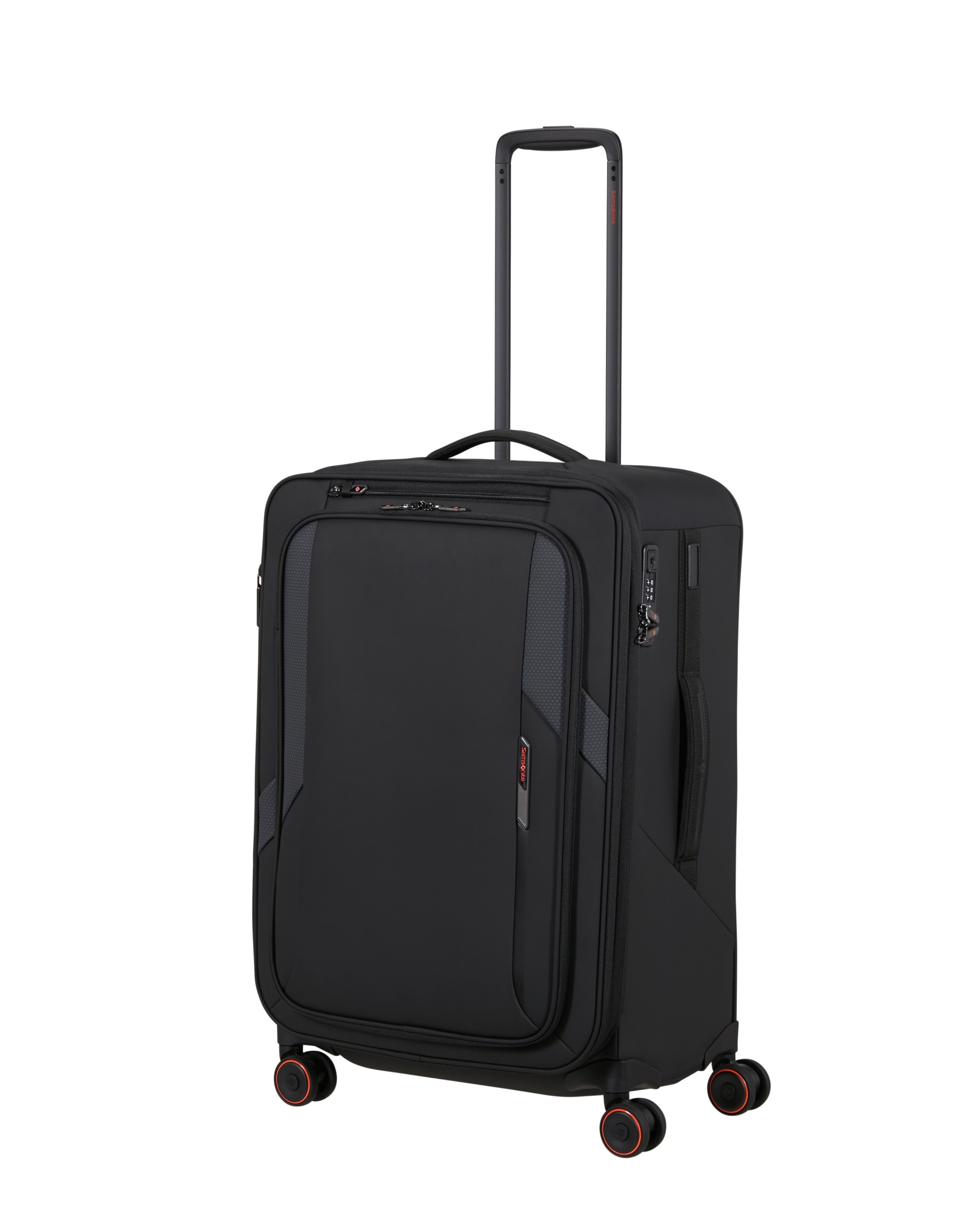 Imagen 4 de Maleta mediana expandible glazed blanda con capacidad hasta 94 litros - Samsonite - Negro Negro