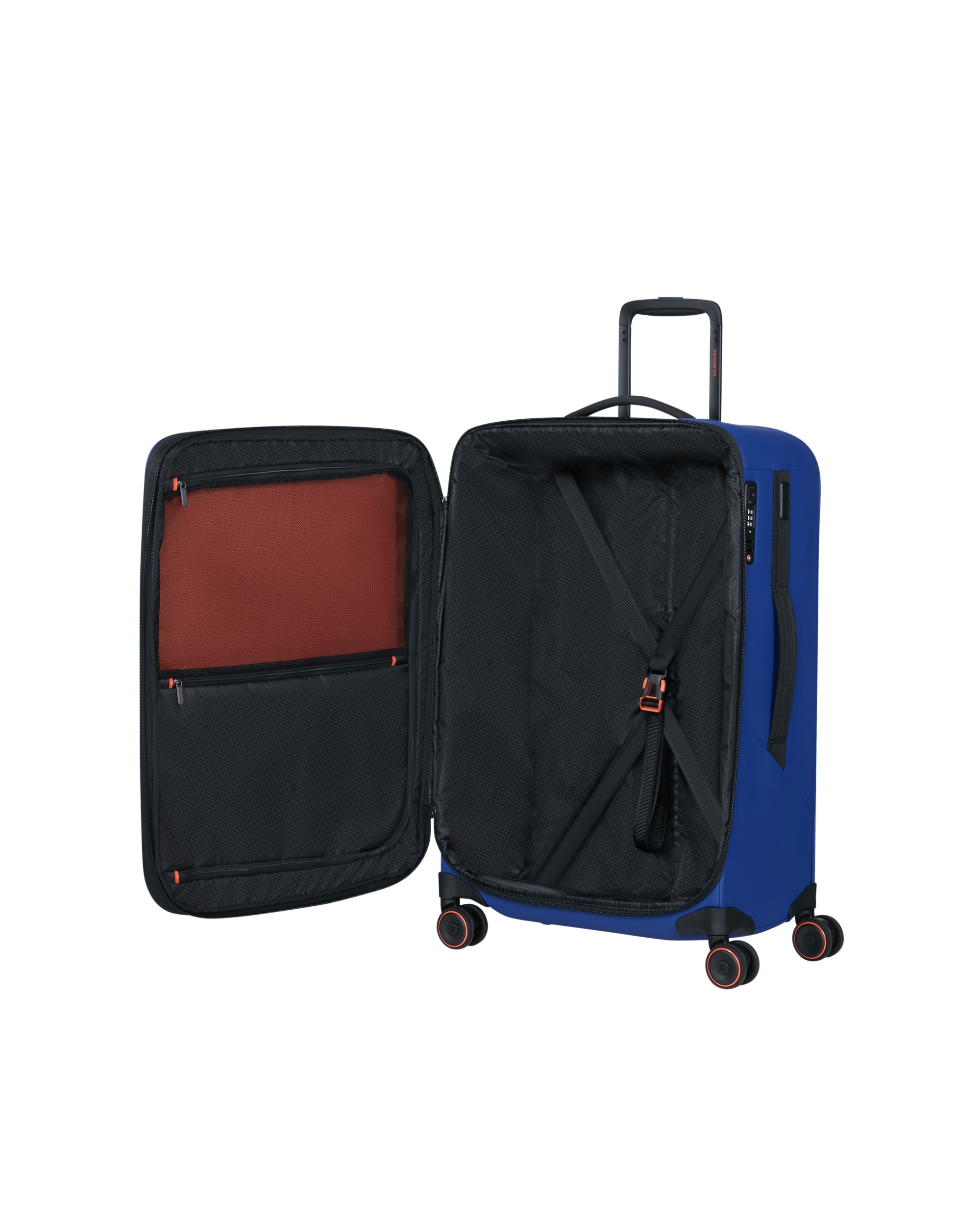 Imagen 3 de Maleta mediana expandible glazed blanda con capacidad hasta 94 litros - Samsonite - Turquesa Turquesa
