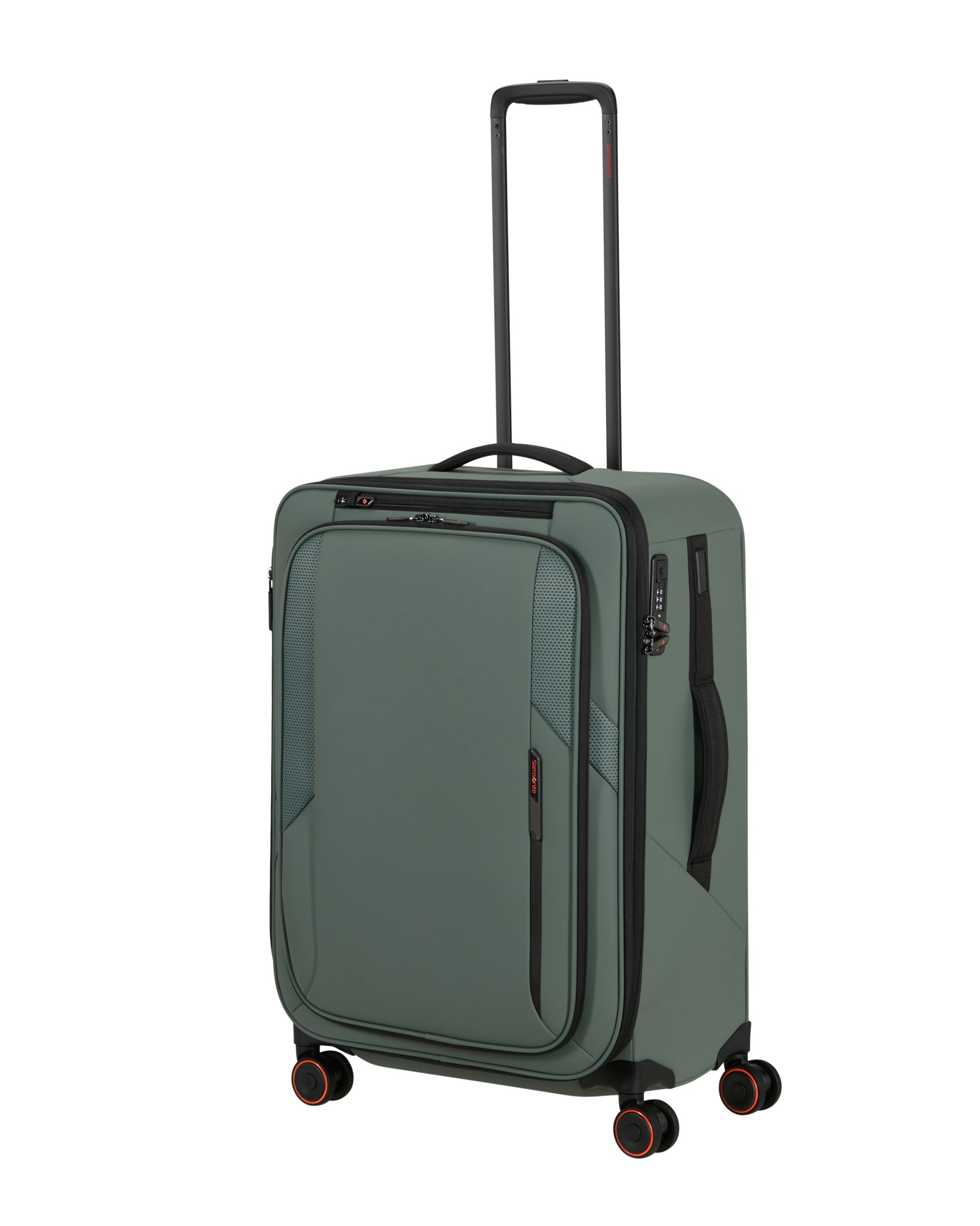 Imagen 4 de Maleta mediana expandible glazed blanda con capacidad hasta 94 litros - Samsonite - Verde claro Verde claro