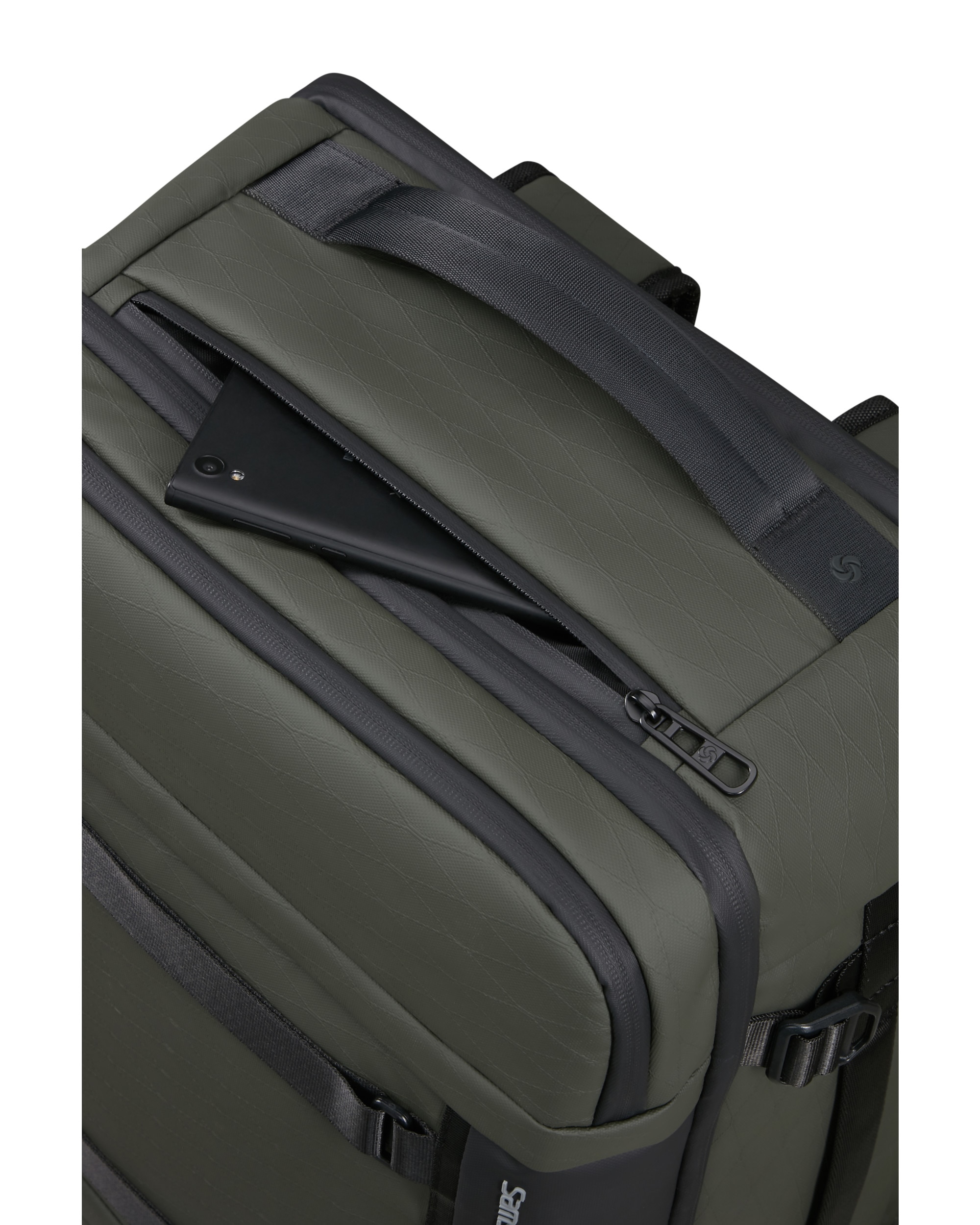 Mochila underseater para portátil de 17,3'' cabin pack blanda con capacidad de 37 litros - Samsonite - Verde militar Verde militar-5