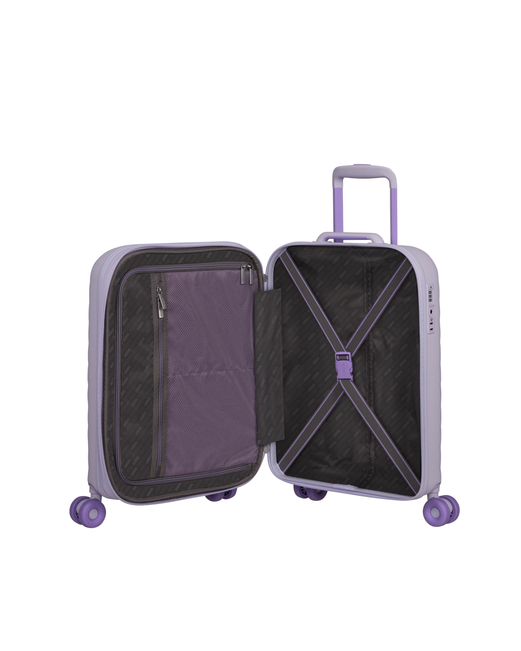 Imagen 3 de Maleta de cabina Neovibe rígida con capacidad hasta 43 L - American Tourister - Violeta Violeta