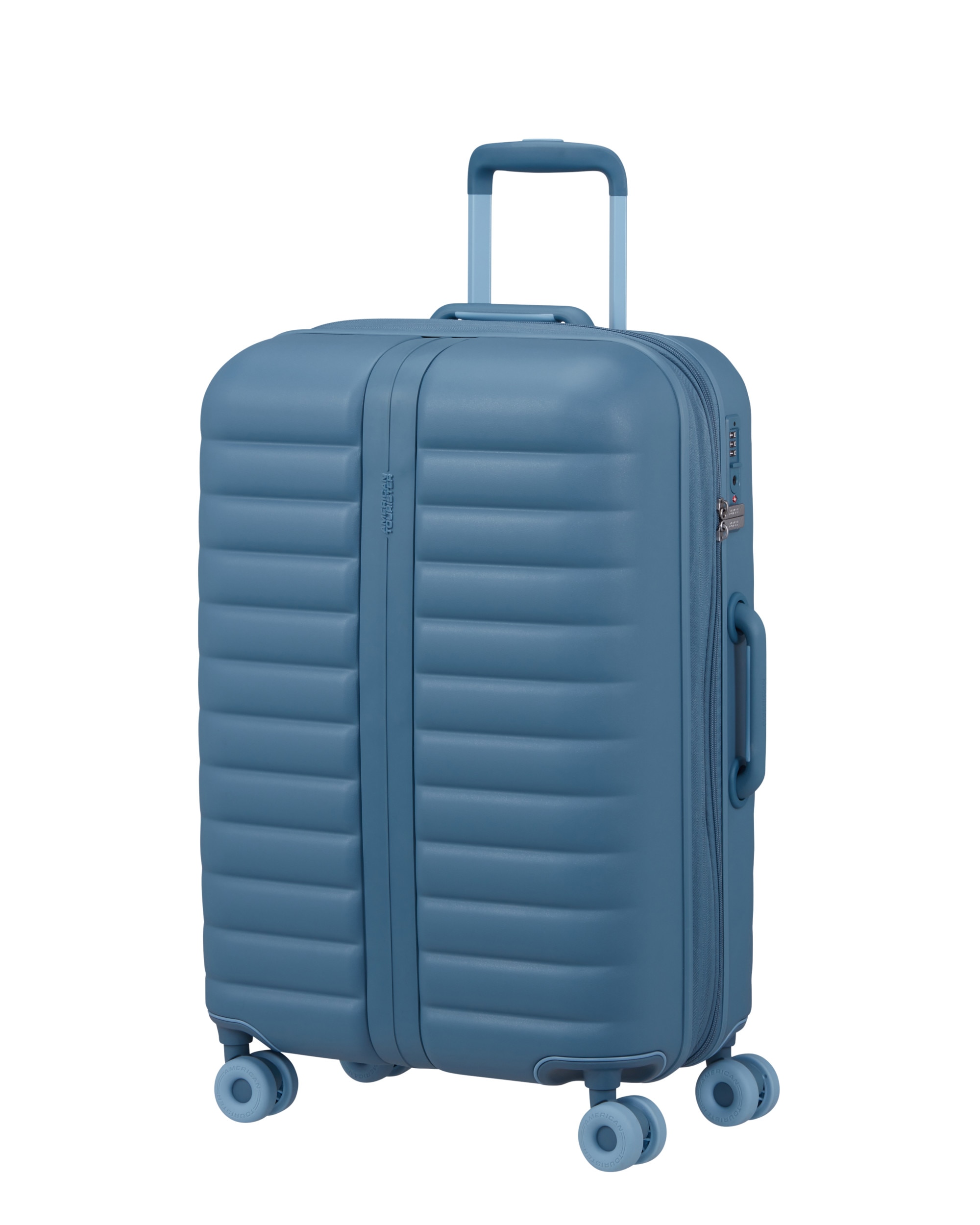 Maleta mediana expandible Neovibe de hasta 74 L - American Tourister - Azul claro Azul claro-1