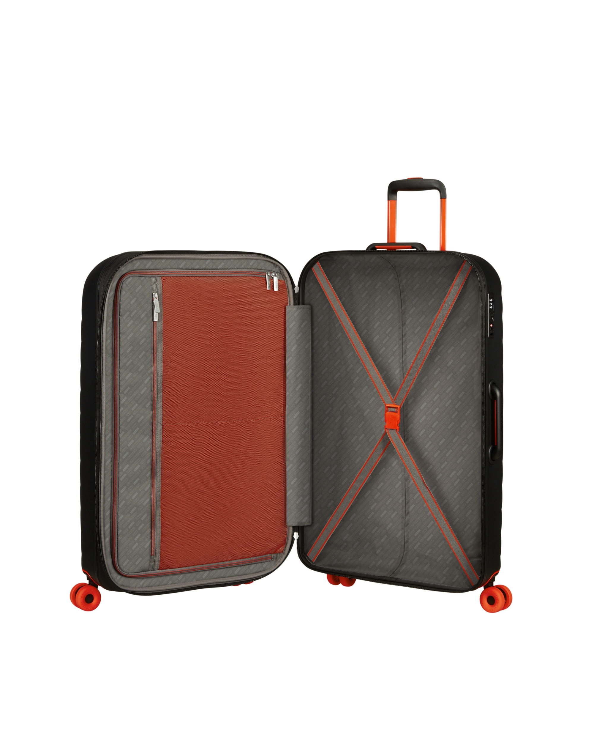 Maleta grande expandible neovibe rígida con capacidad hasta 106 litros - American Tourister - Negro Negro-3