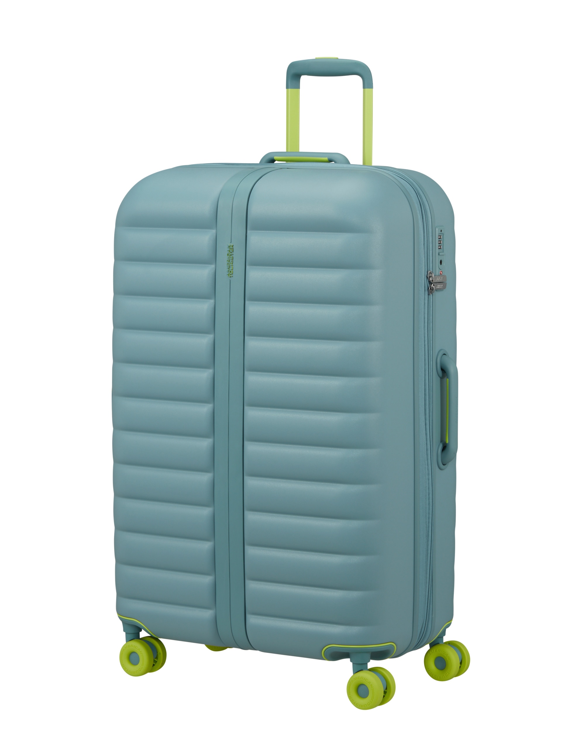 Maleta grande expandible neovibe rígida con capacidad hasta 106 litros - American Tourister - Verde Agua Verde Agua-1