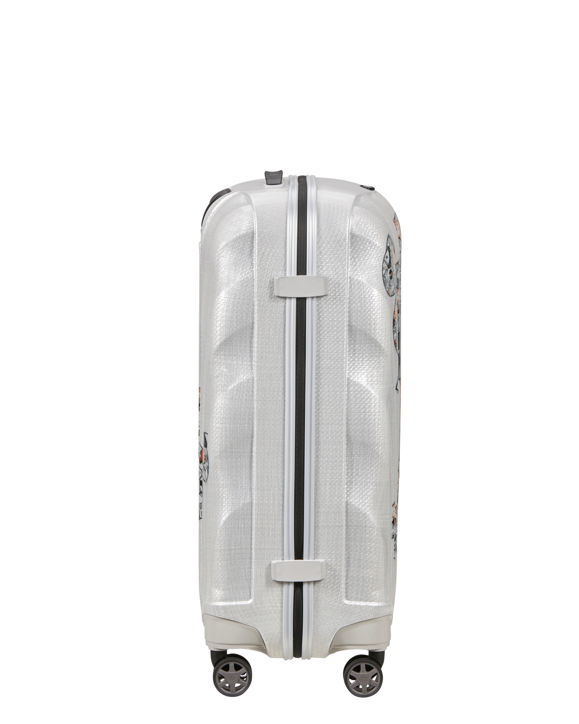 Maleta mediana c-lite spinner 69/25 rígida con capacidad de 68 l - Plata Plata-6