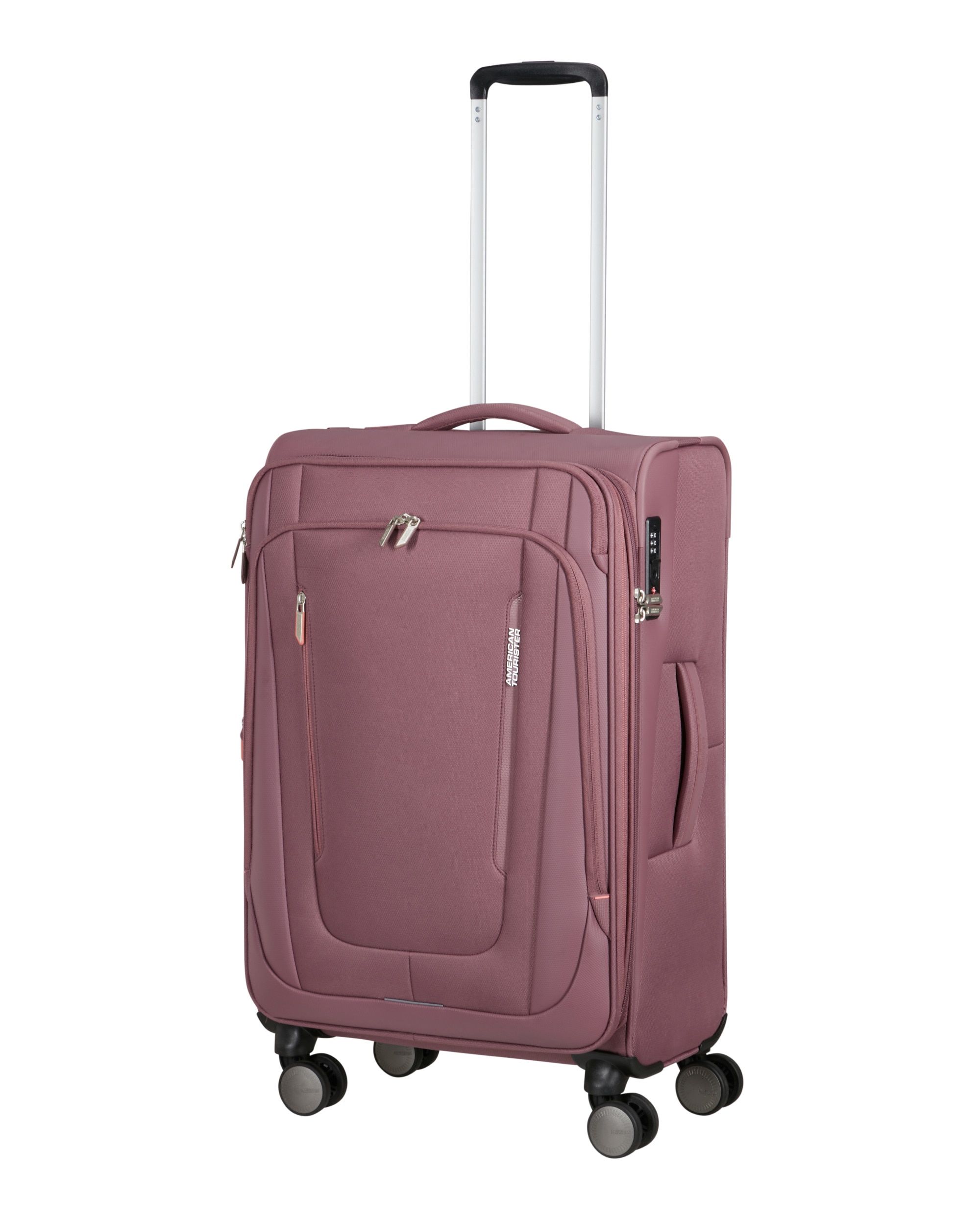 Imagen 4 de Maleta mediana expandible Wanderlite blanda con capacidad hasta 81 L - American Tourister - Malva Malva