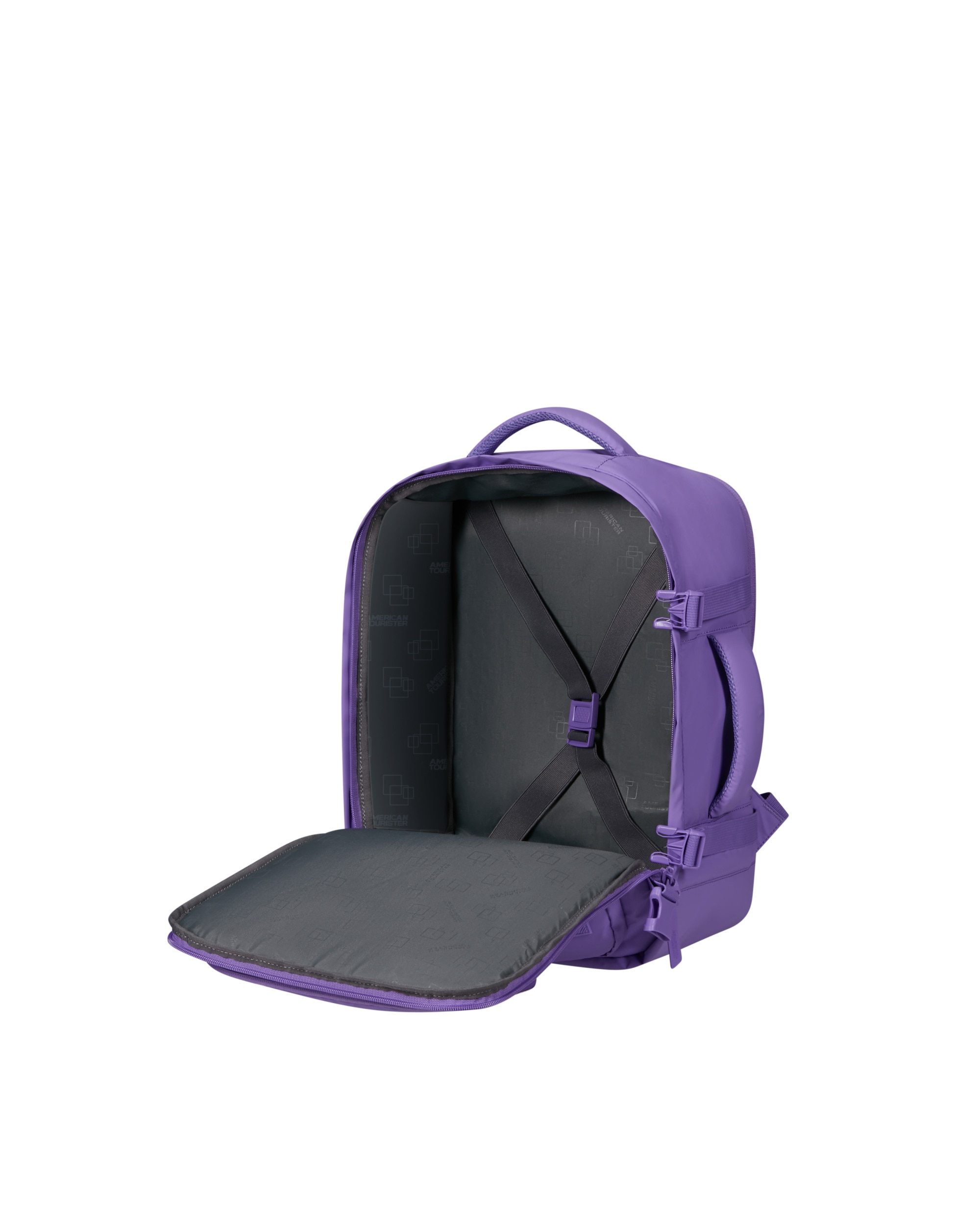 Mochila underseater para portátil de 15,6'' take2cabin s/m puff blanda con capacidad de 26,5 litros - American Tourister - Purpura Purpura-3