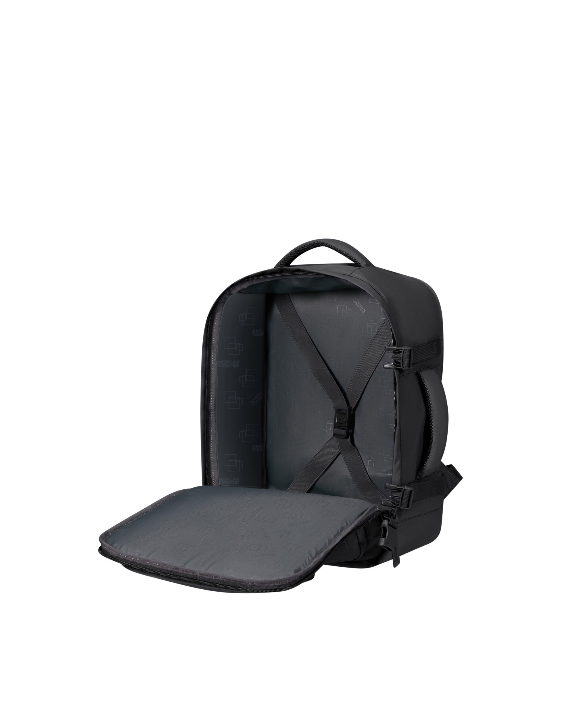 Mochila underseater para portátil de 15,6'' take2cabin s/m puff blanda con capacidad de 26,5 litros - American Tourister - Negro Negro-3