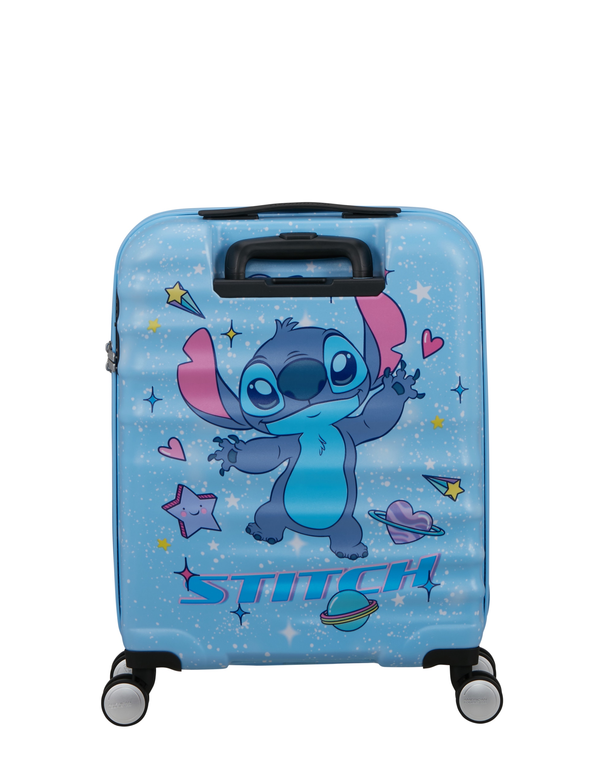 Imagen 4 de Maleta de cabina wavebreaker disney spin.55/20 rígida con capacidad de 36 l. - American Tourister - Azul claro Azul claro