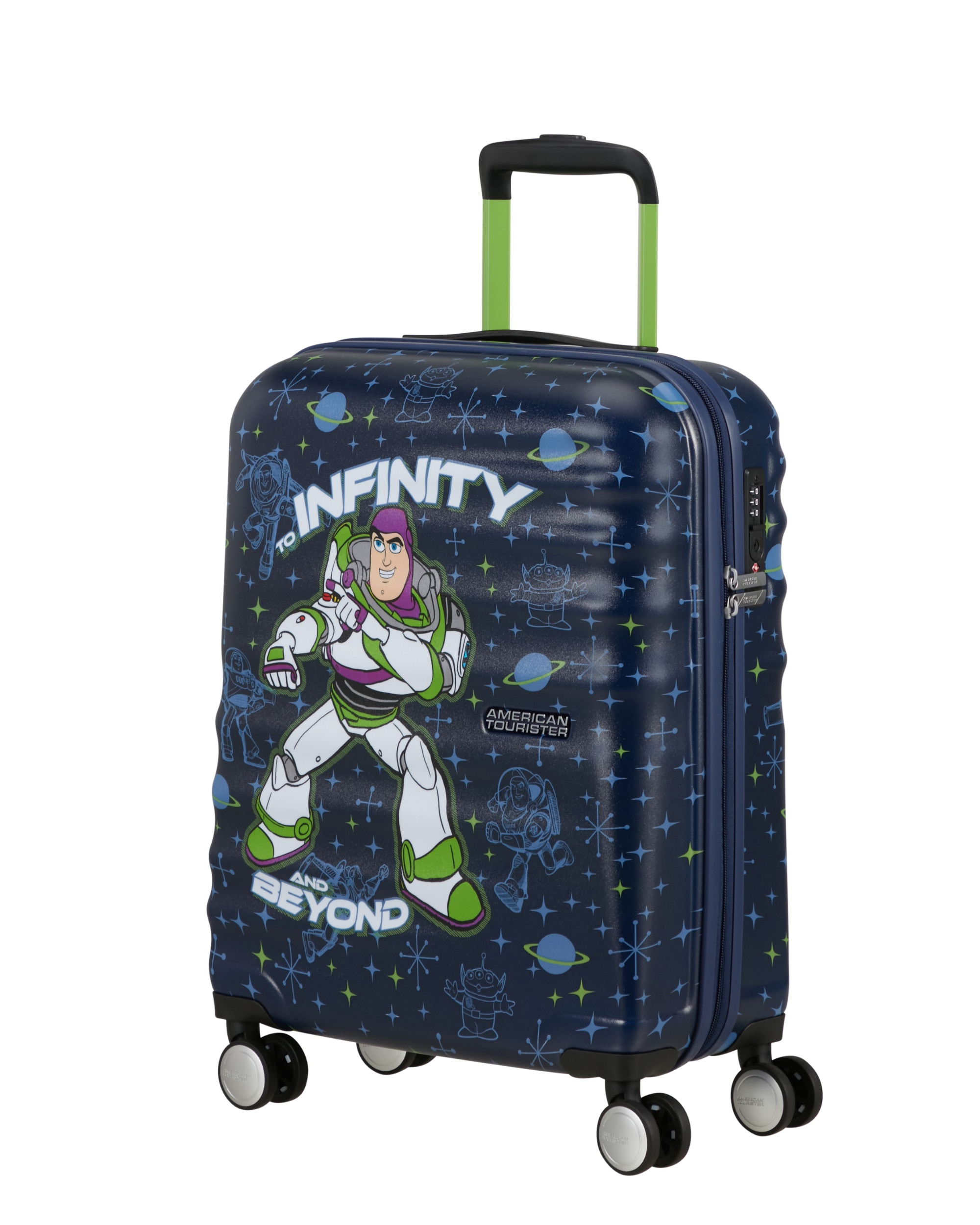Imagen 1 de Maleta de cabina wavebreaker disney spin.55/20 rígida con capacidad de 36 l. - American Tourister - Azul marino Azul marino