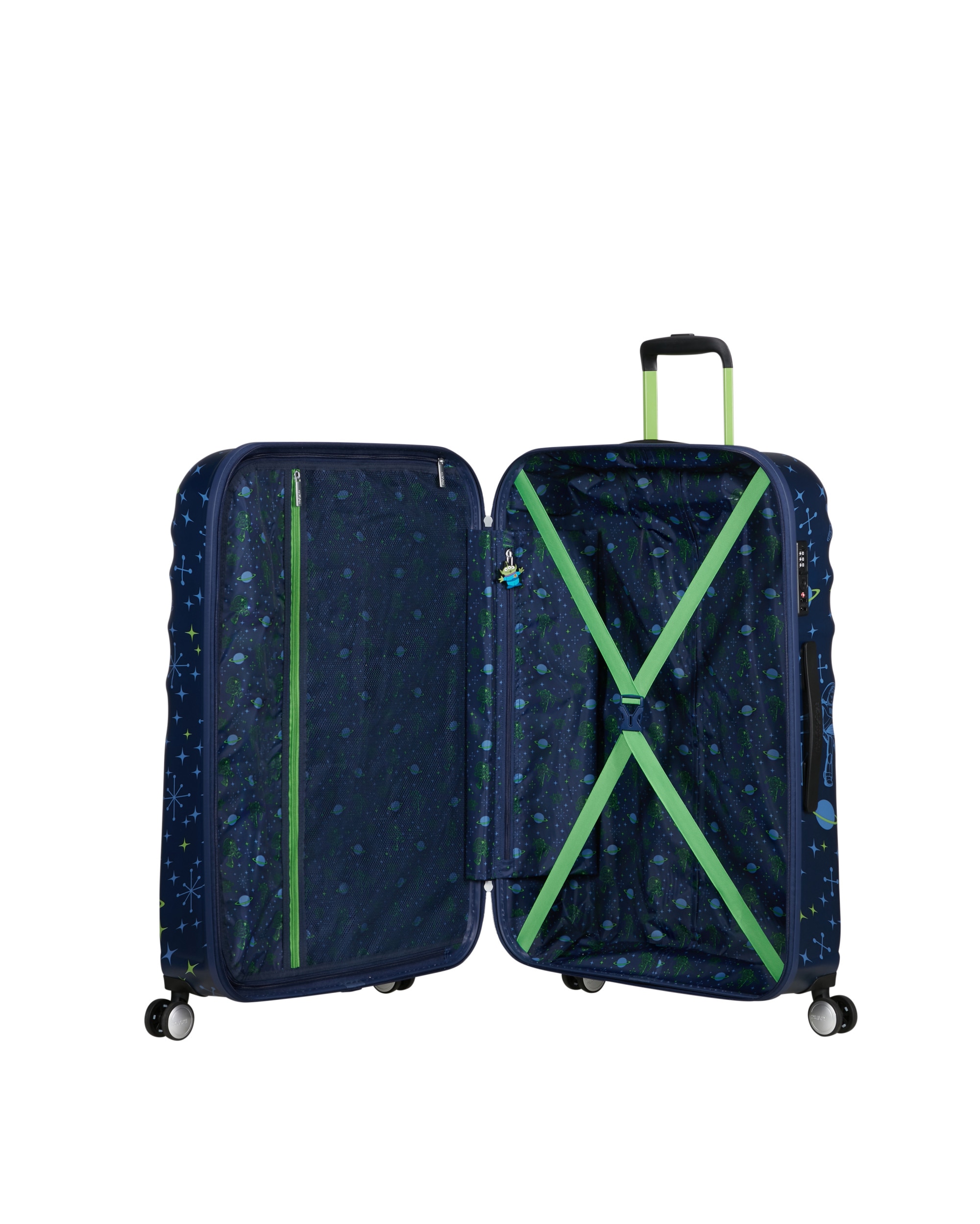 Maleta grande Wavebreaker Disney Spin.77/28 rígida con capacidad de 96 L. - American Tourister - Azul marino Azul marino-3