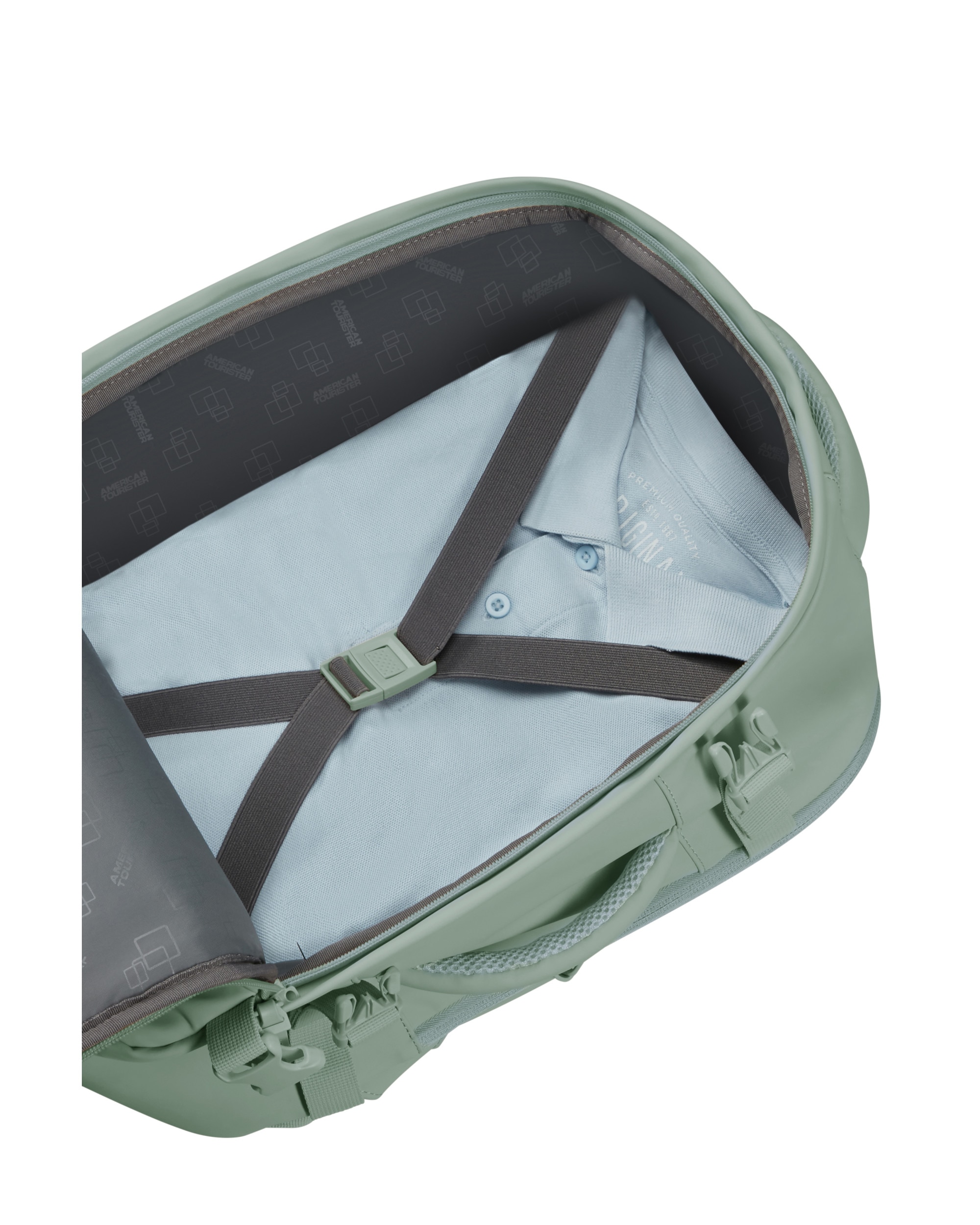 Mochila underseater take2cabin sm mono blanda con capacidad de 265 litros - American Tourister - Verde Agua Verde Agua-4