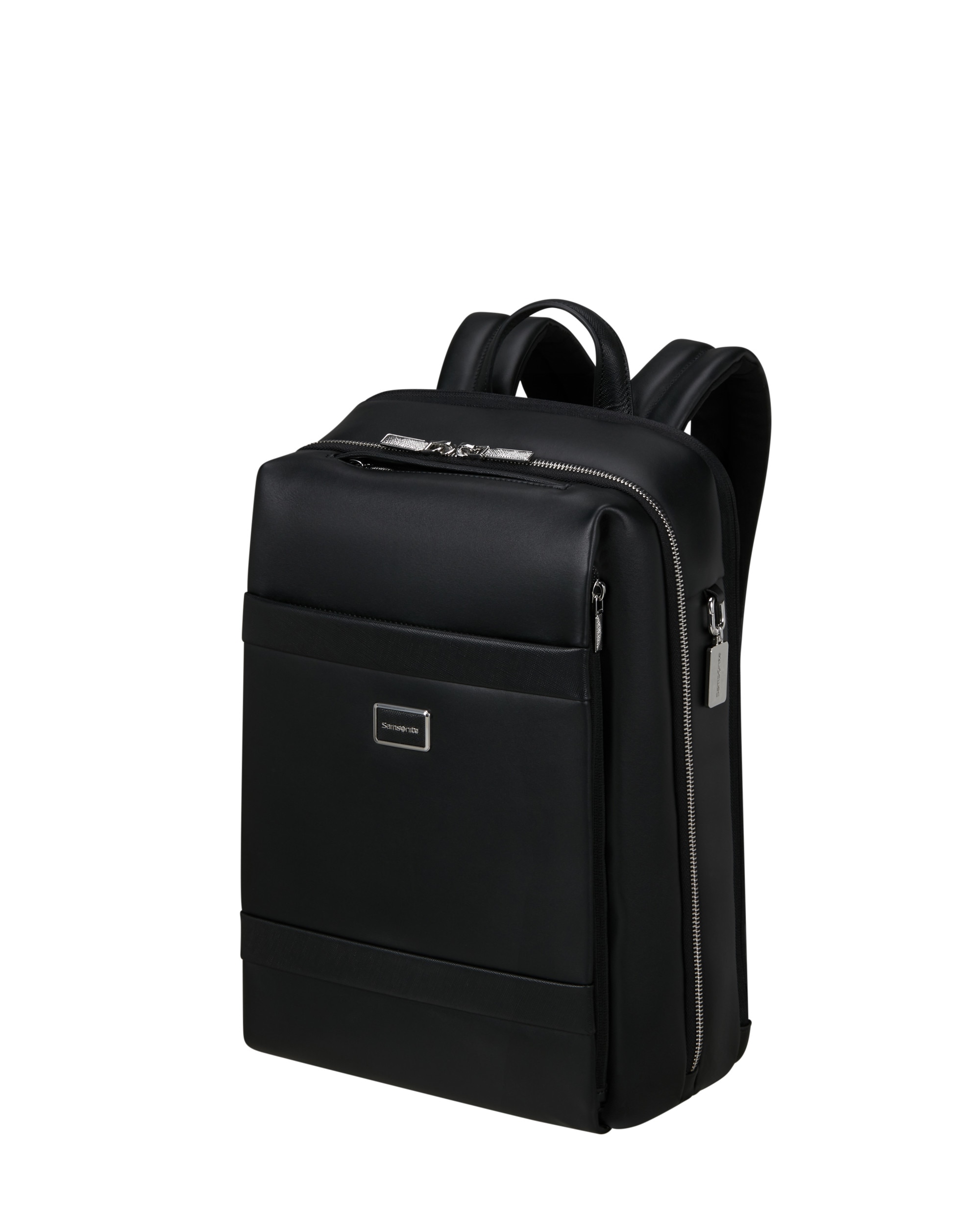 Imagen 0 de Mochila para portátil de 14,1'' image biz leather blanda con capacidad de 15,5 litros Negro