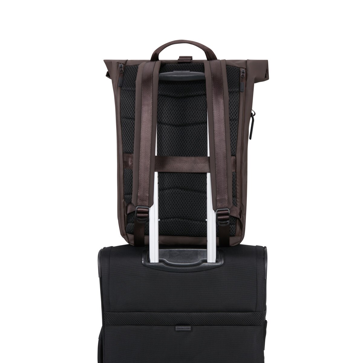 Mochila rolltop Samsonite Coatify Biz para portátil de 15,6'' - Marrón oscuro Marrón oscuro-4