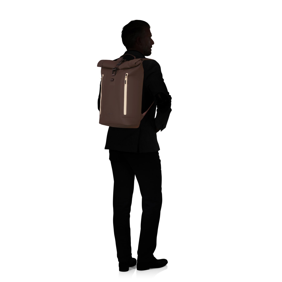 Mochila rolltop Samsonite Coatify Biz para portátil de 15,6'' - Marrón oscuro Marrón oscuro-6