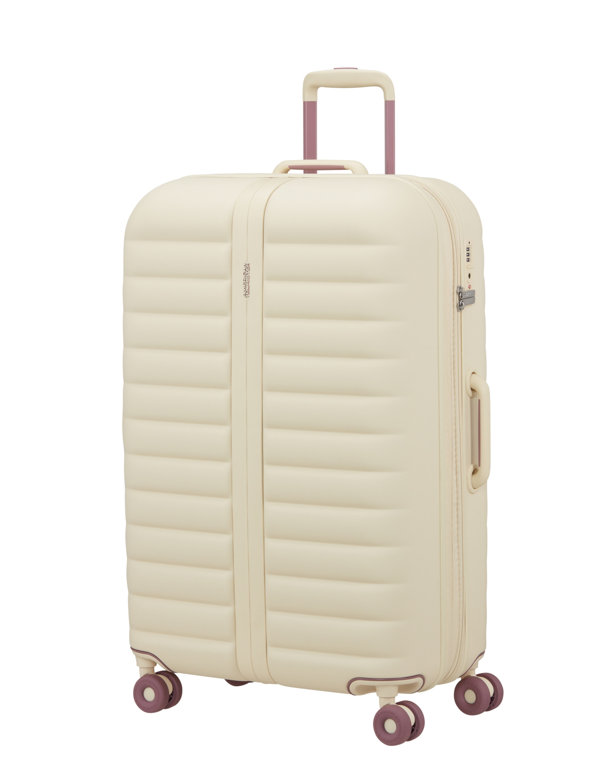 Maleta grande expandible neovibe rígida con capacidad hasta 106 litros - American Tourister - Mostaza Mostaza-1