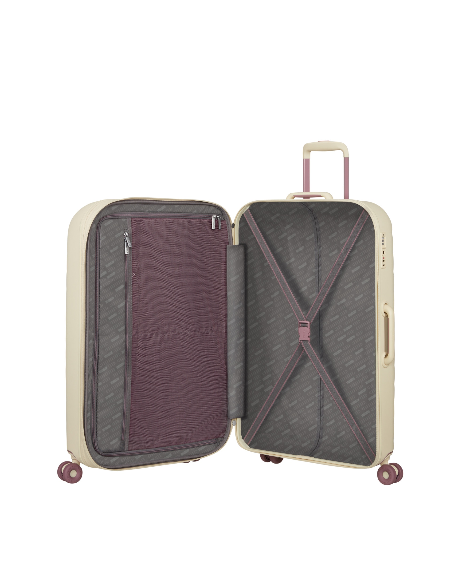 Maleta grande expandible neovibe rígida con capacidad hasta 106 litros - American Tourister - Mostaza Mostaza-3