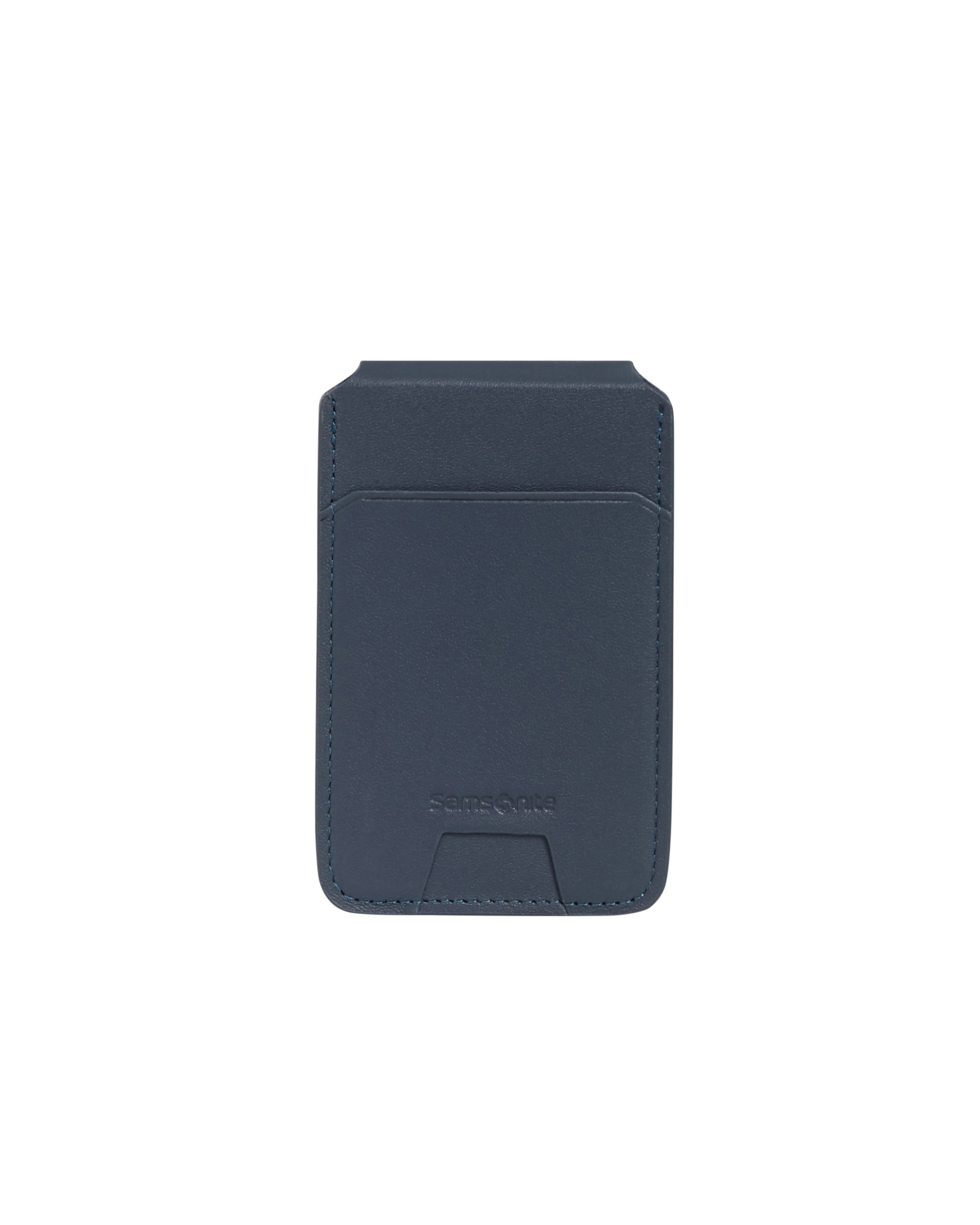 Imagen 0 de Tarjetero magnético prismix slg de piel vacuna con soporte magsafe Azul oscuro