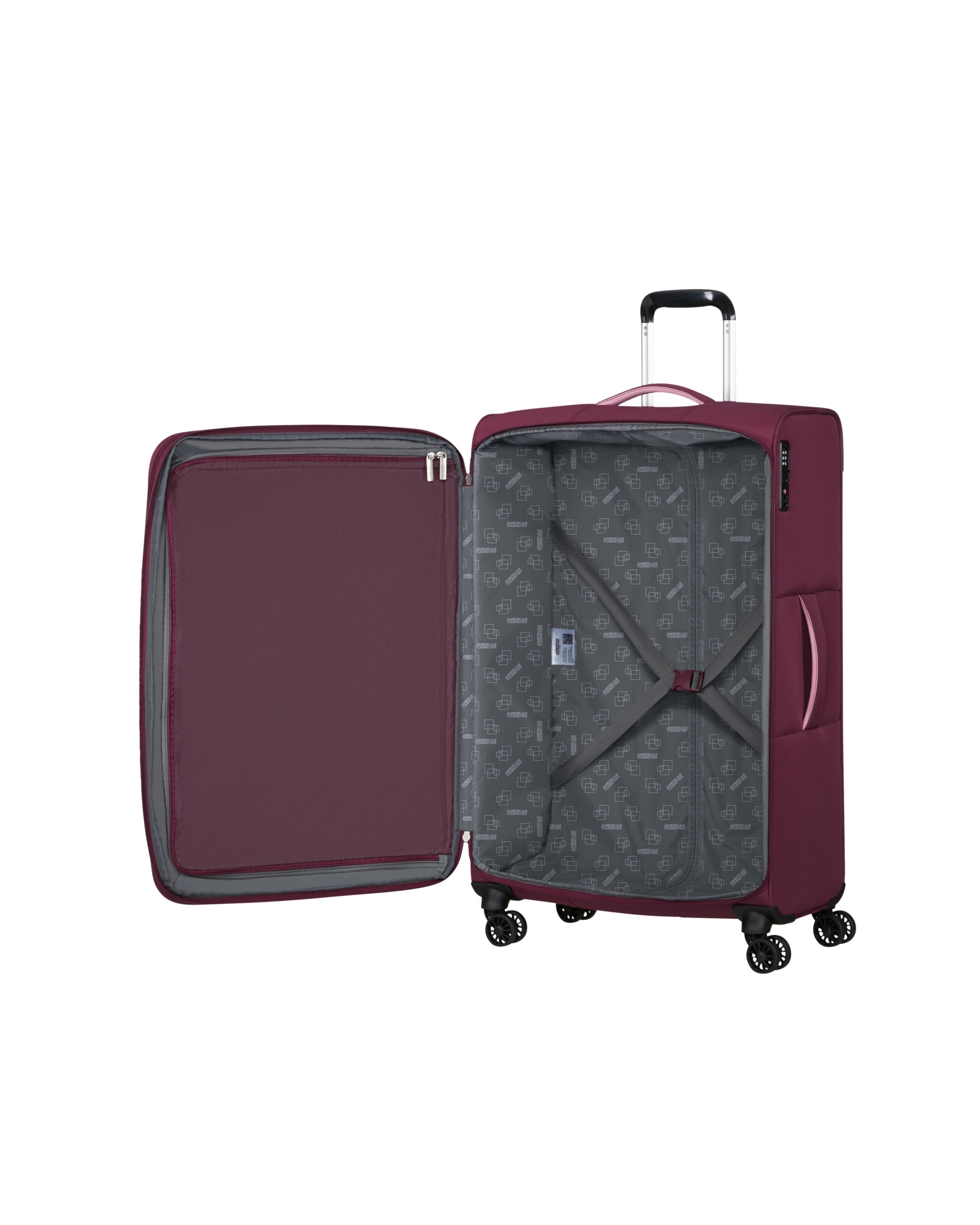 Maleta grande expandible cloudider blanda con capacidad hasta 118 litros - American Tourister - Malva Malva-3