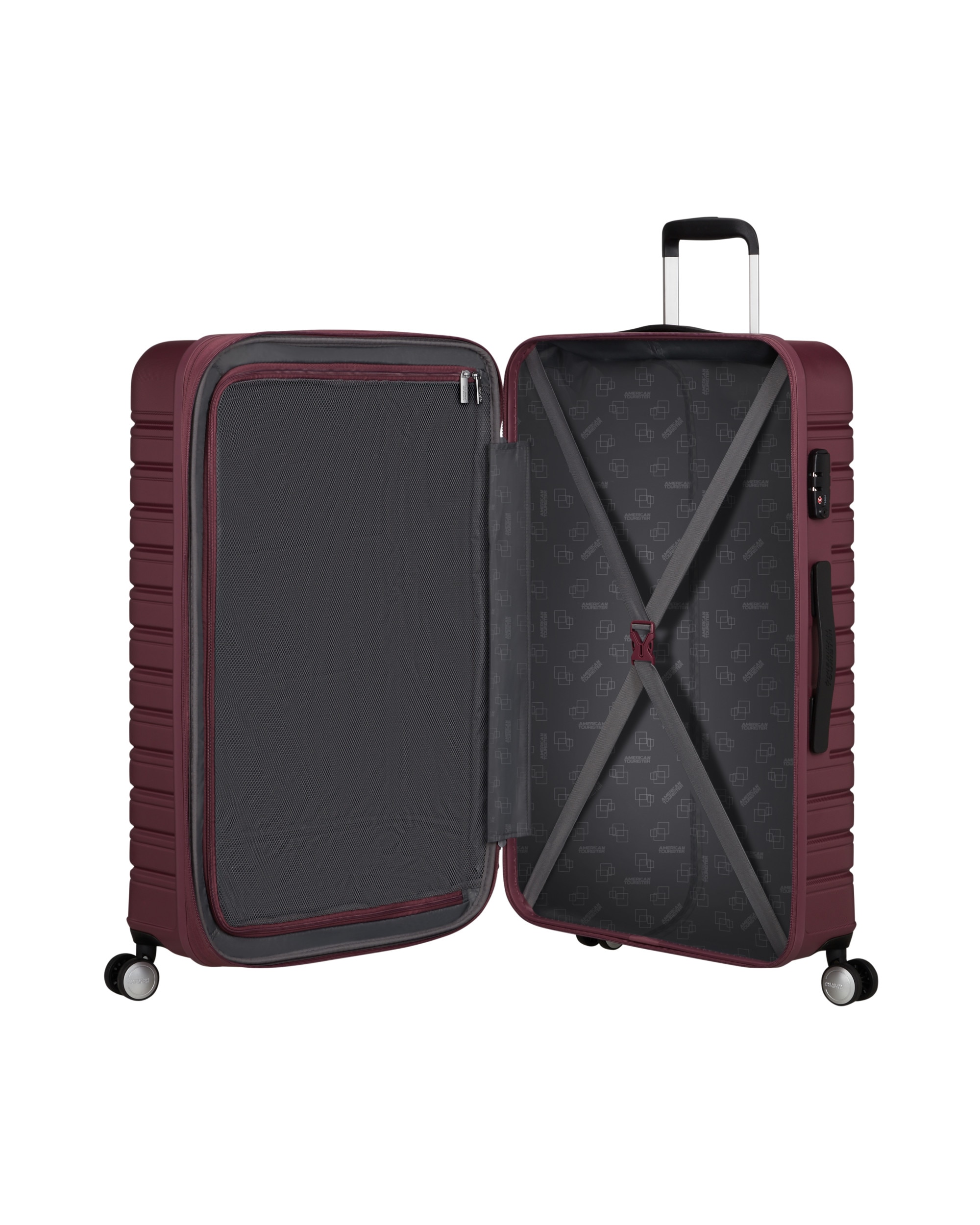 Maleta grande expandible flashline 78 rígida con capacidad hasta 109 litros - American Tourister - Malva Malva-4