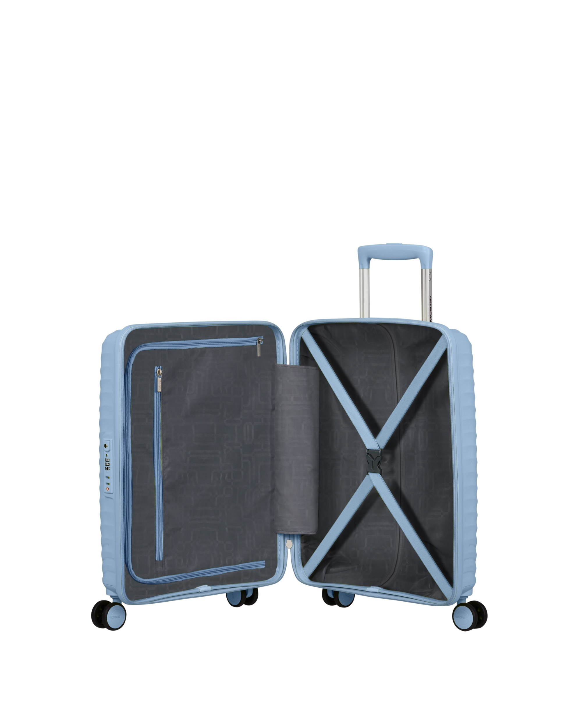 Maleta de cabina diablast rígida con capacidad de 35 litros - American Tourister - Azul Azul-3