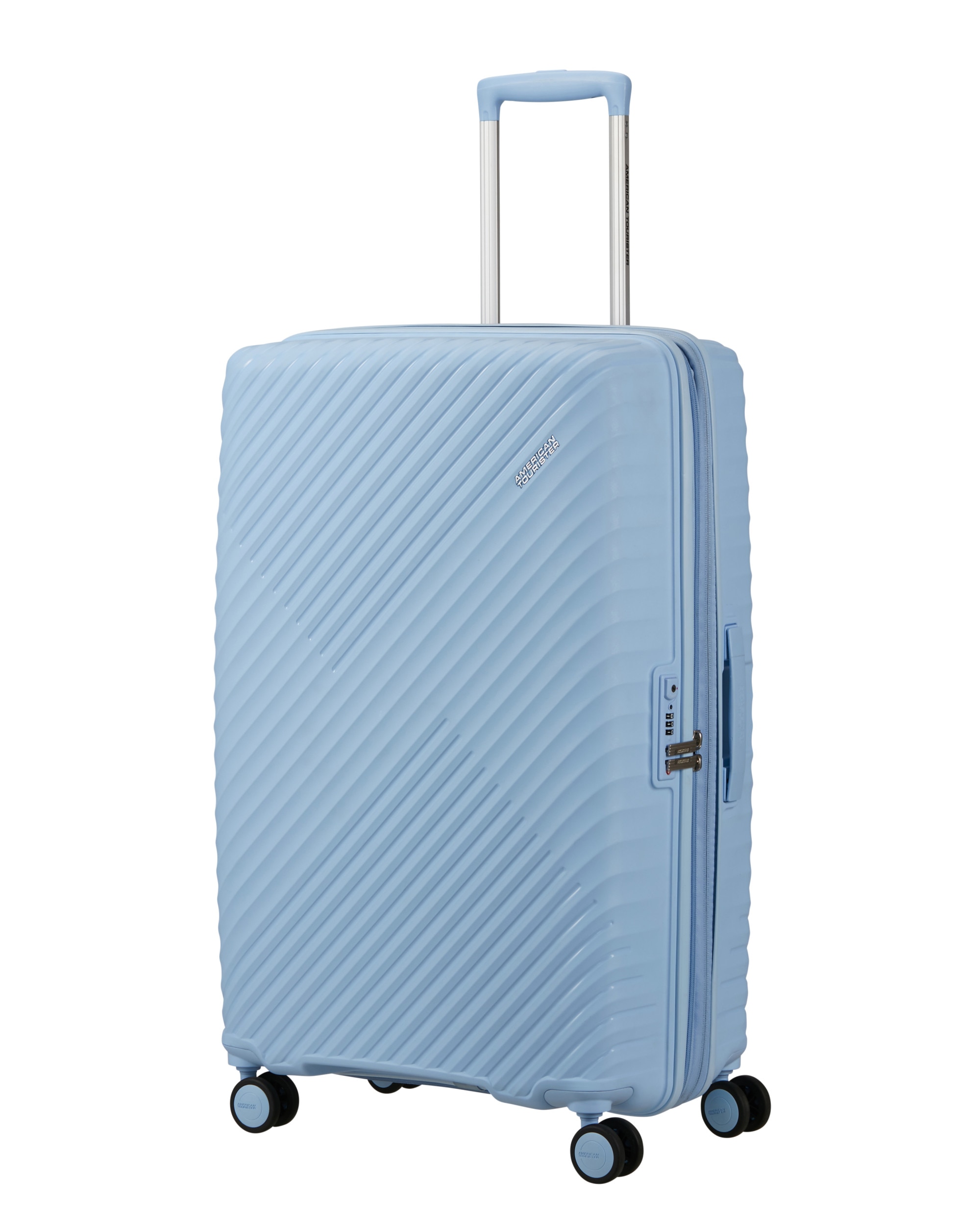 Maleta grande expandible diablast rígida con capacidad hasta 111 litros - American Tourister - Azul Azul-4