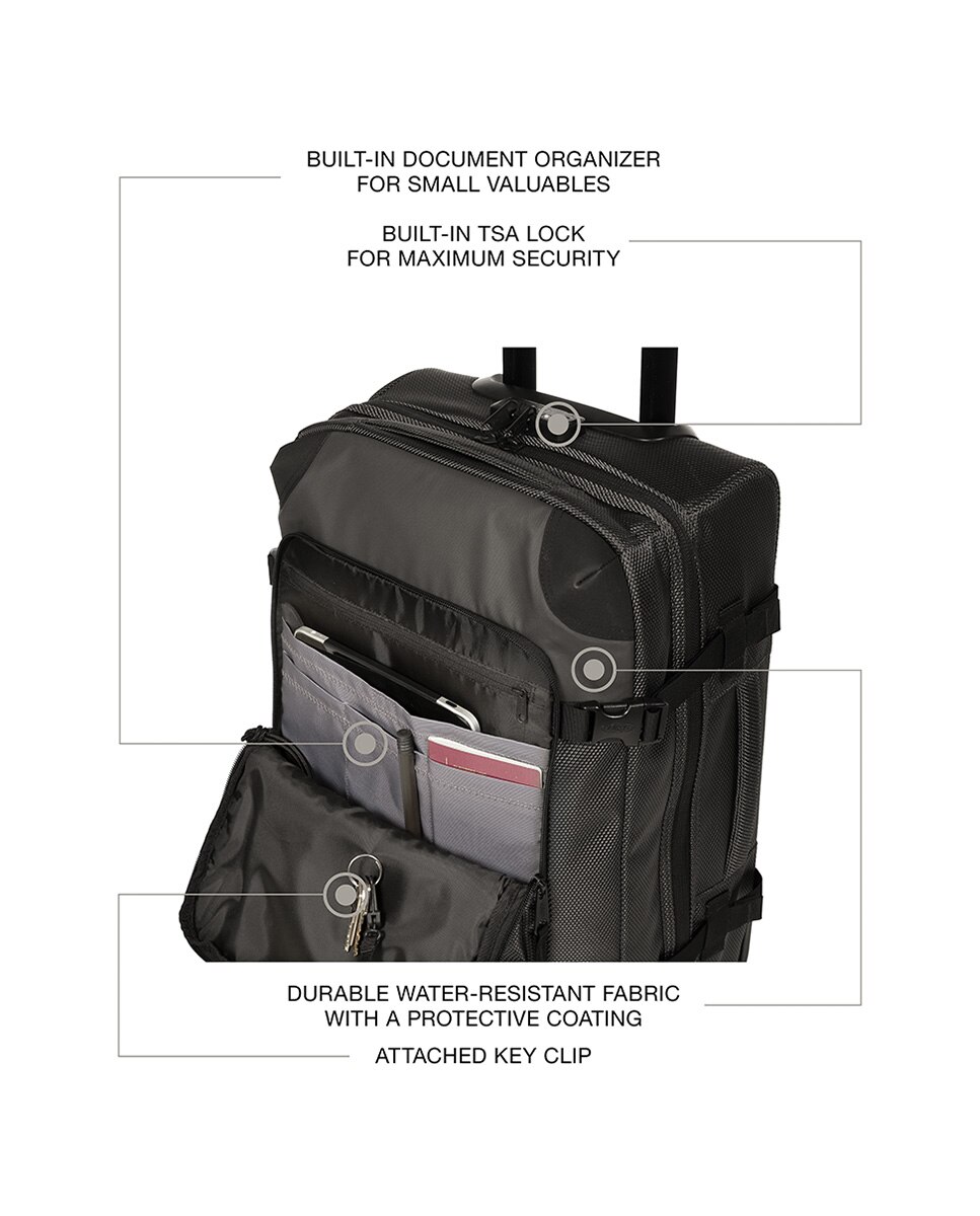 Imagen 10 de Maleta de cabiba tranverz cnnct s blanda con capacidad de 42l - Eastpak - Negro Negro