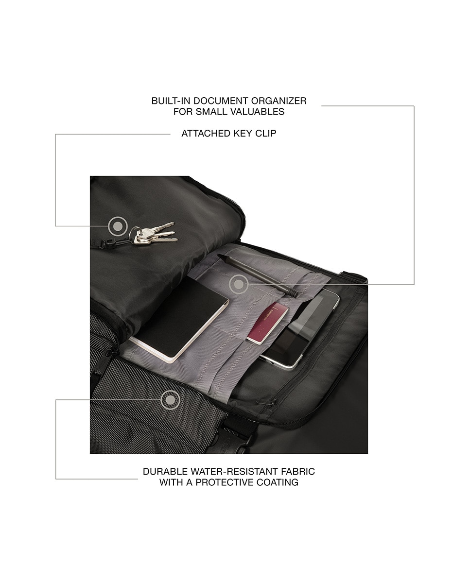 Imagen 9 de Maleta mediana tranverz cnnct m blanda con capacidad de 78 l - Eastpak - Negro Negro