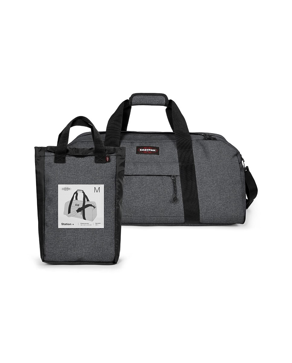 Bolsa de viaje station + con capacidad de 58 l - Eastpak - Acero negro Acero negro-4