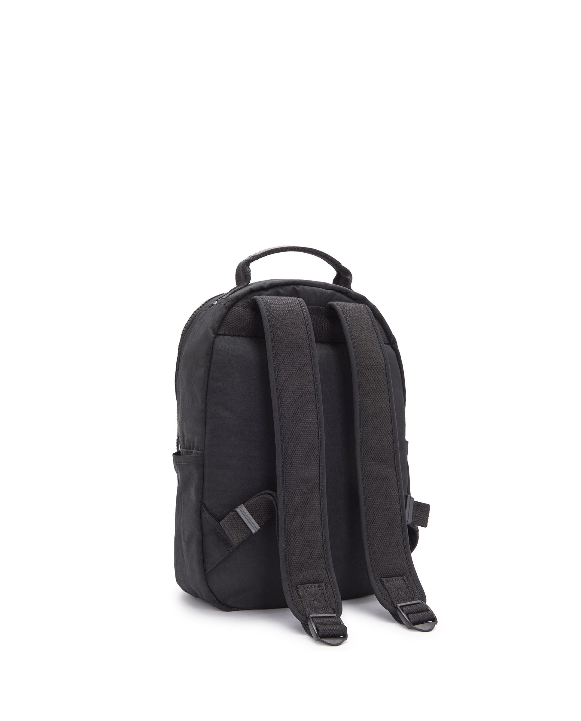 Mochila de mujer pequeña con cremallera y funda para tablet - Kipling - Negro Negro-4