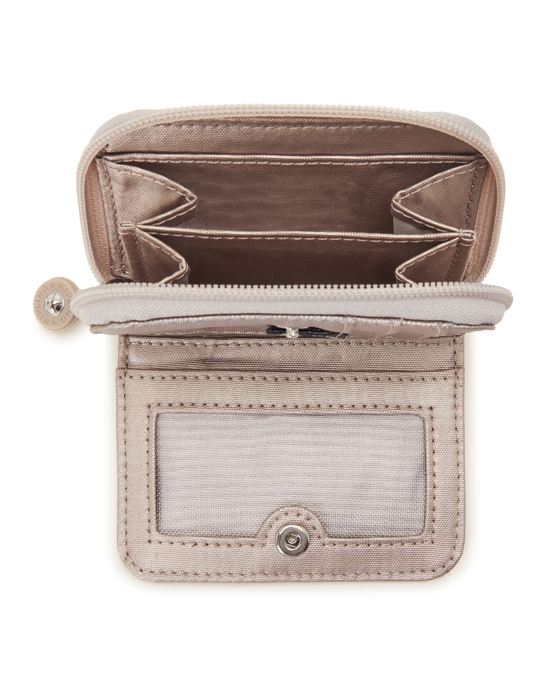 Cartera de mujer pequeña con cremallera - Kipling - Champagne Champagne-3