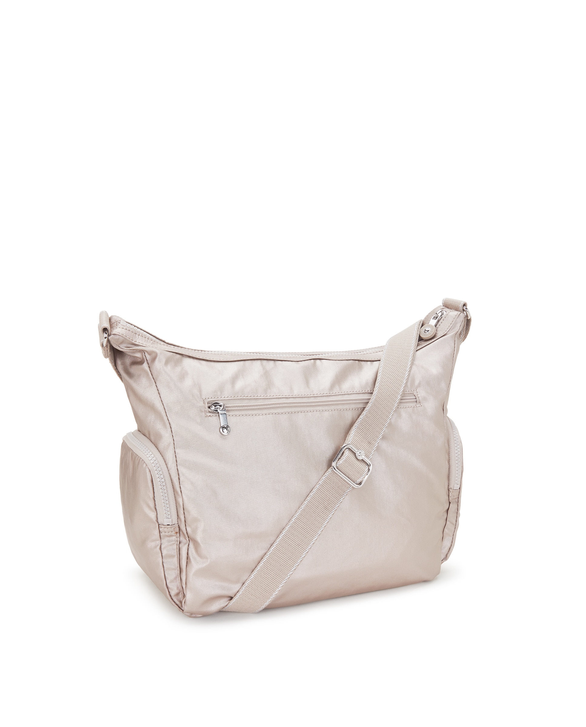 Bolso de hombro grande con cremallera - Kipling - Champagne Champagne-3