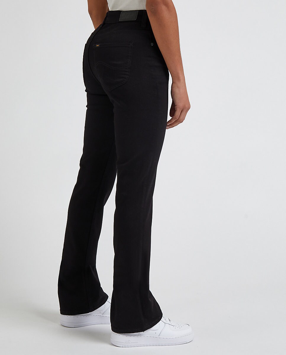 Corte Inglés Pantalon Vaquero Negro Campana Pantalones Acampanados - Main Image