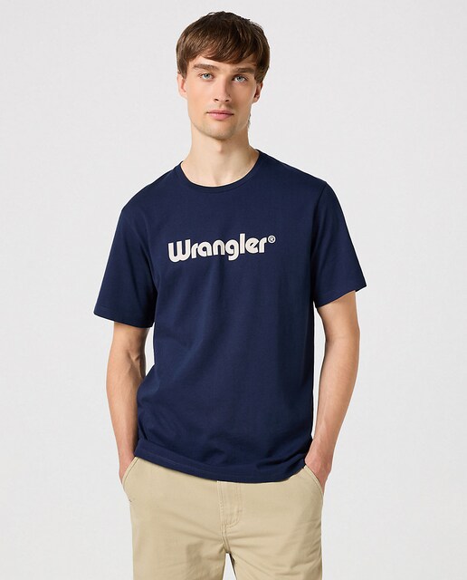 Imagen 0 de Camiseta de hombre en color azul de manga corta