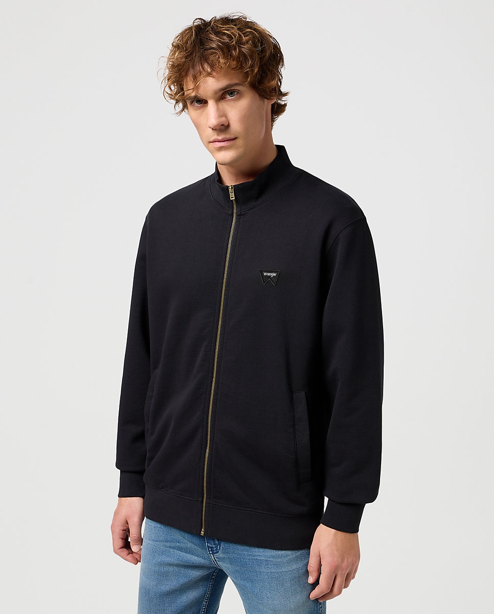 Imagen 1 de Sudadera de hombre con cremallera - Wrangler - Negro Negro